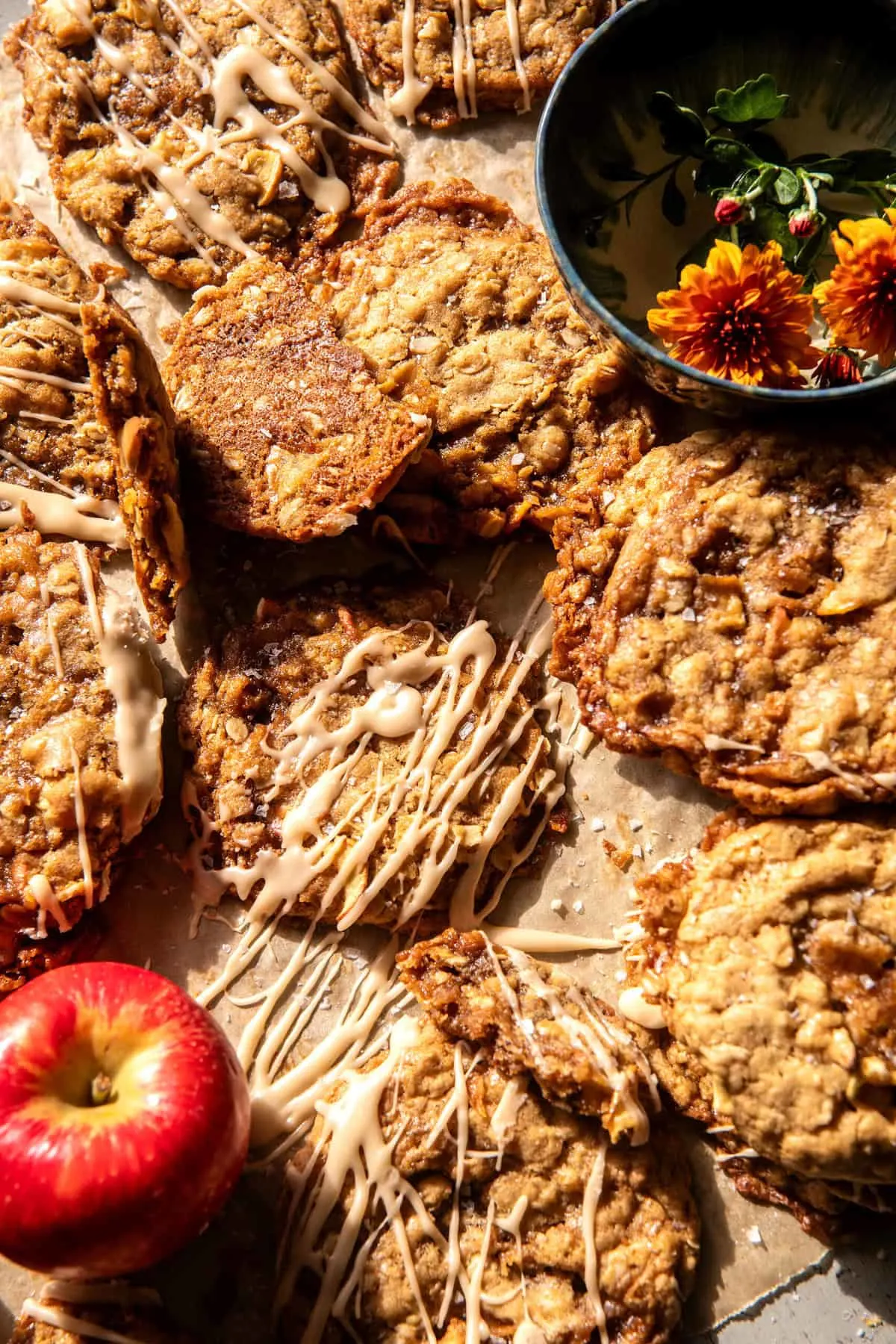 iced-apple-cider-caramel-oatmeal-cookies