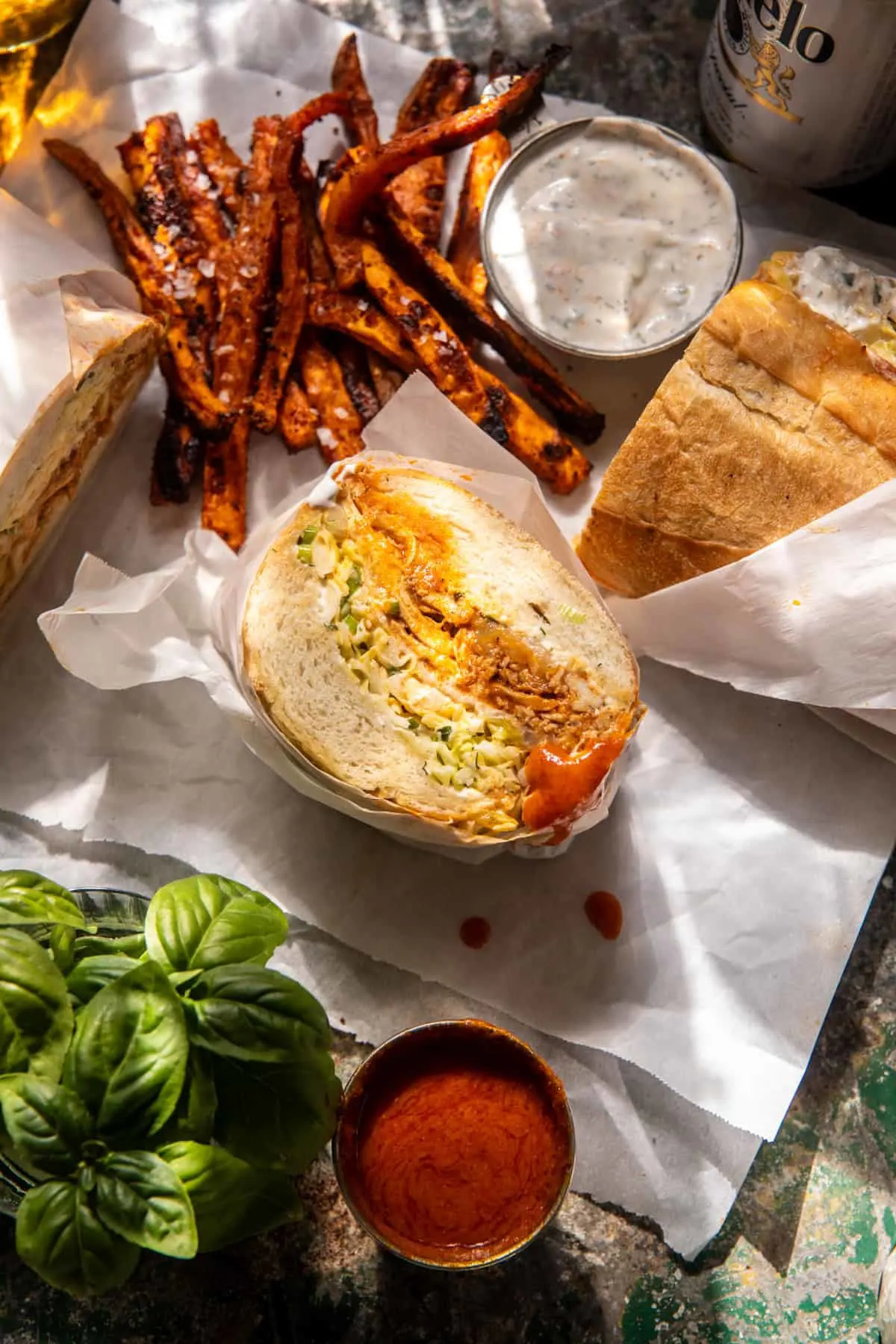 grilled-buffalo-chicken-sub-sandwich