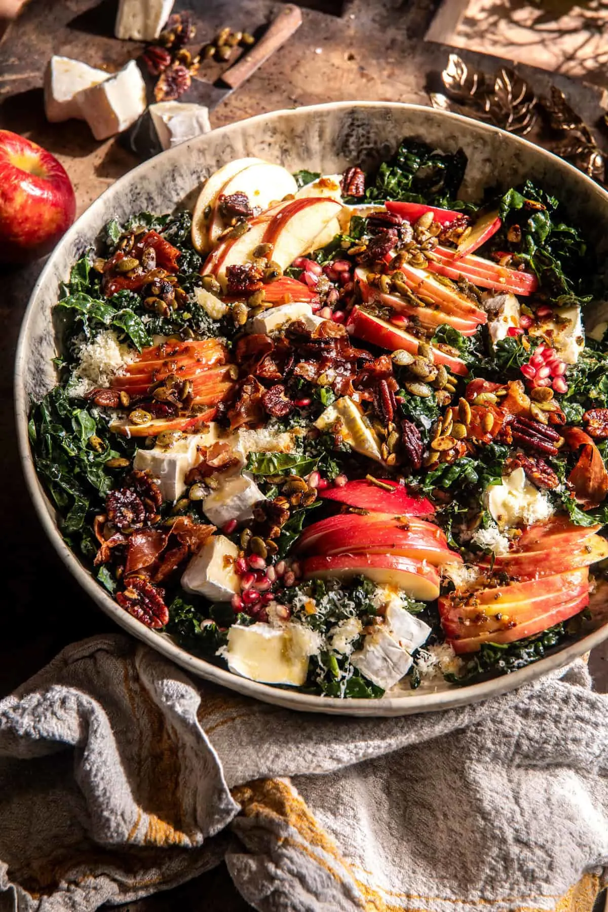 harvest-brie-and-cheddar-apple-kale-salad