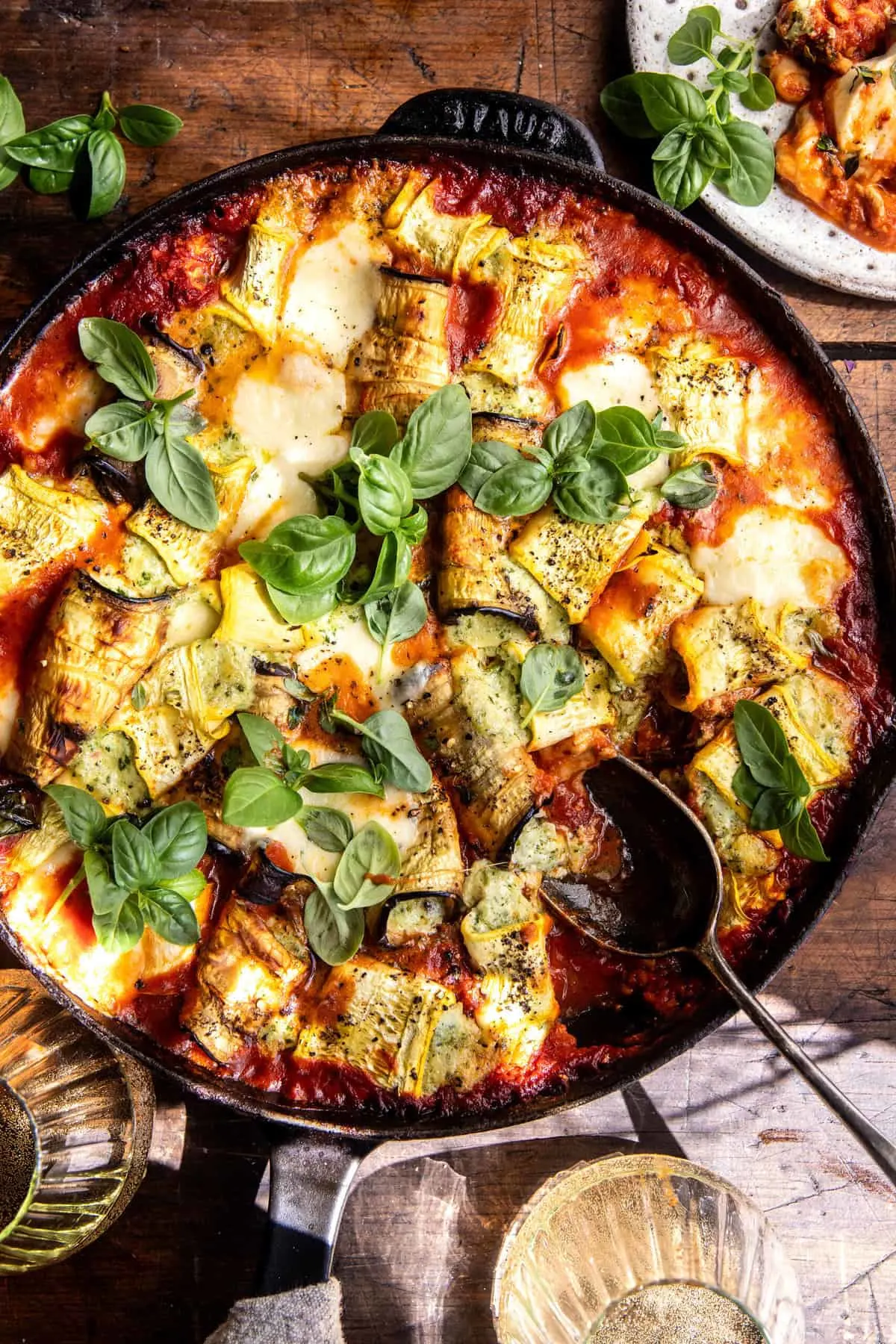 spicy-pesto-eggplant-zucchini-involtini
