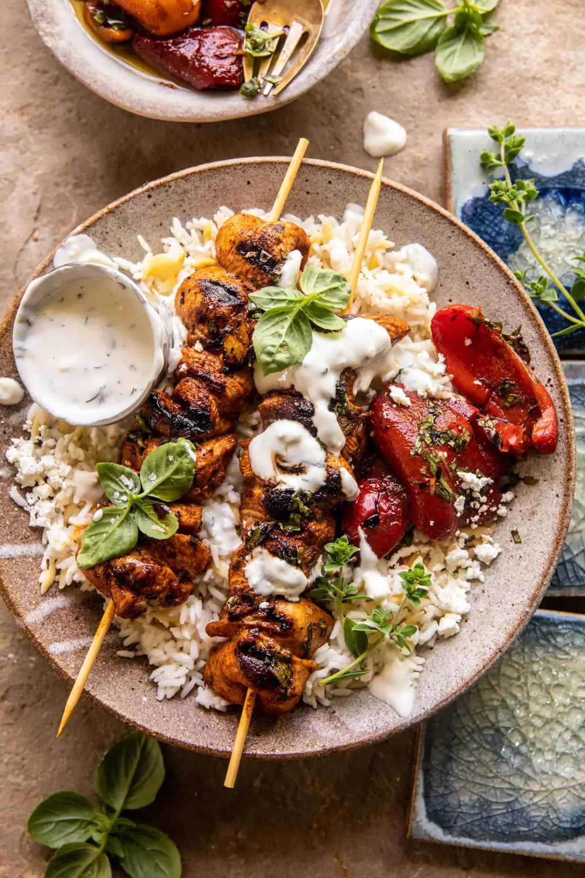 chicken-tzatziki-rice-bowls