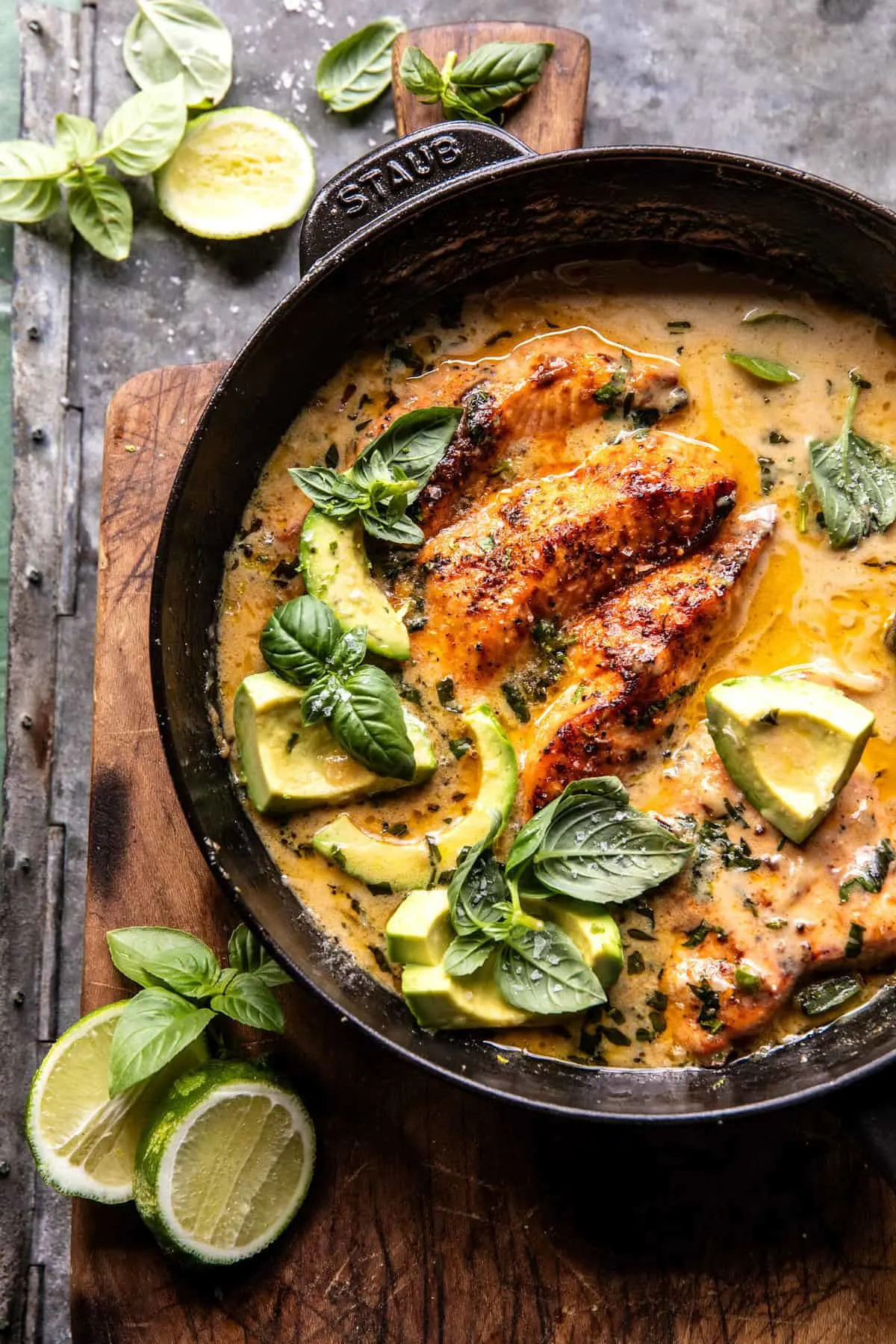 baked-one-pan-garlic-butter-coconut-salmon
