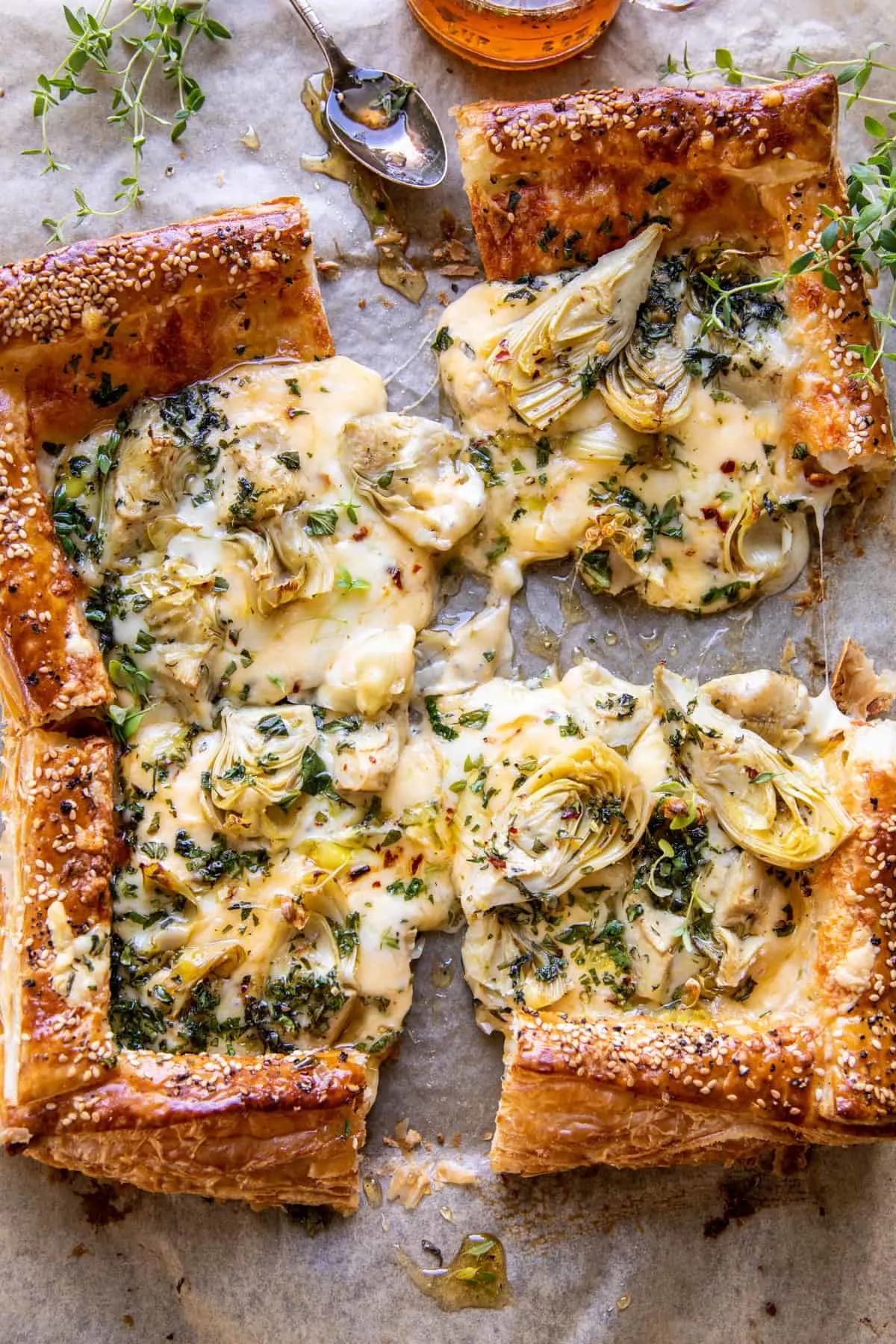 artichoke-gouda-tart