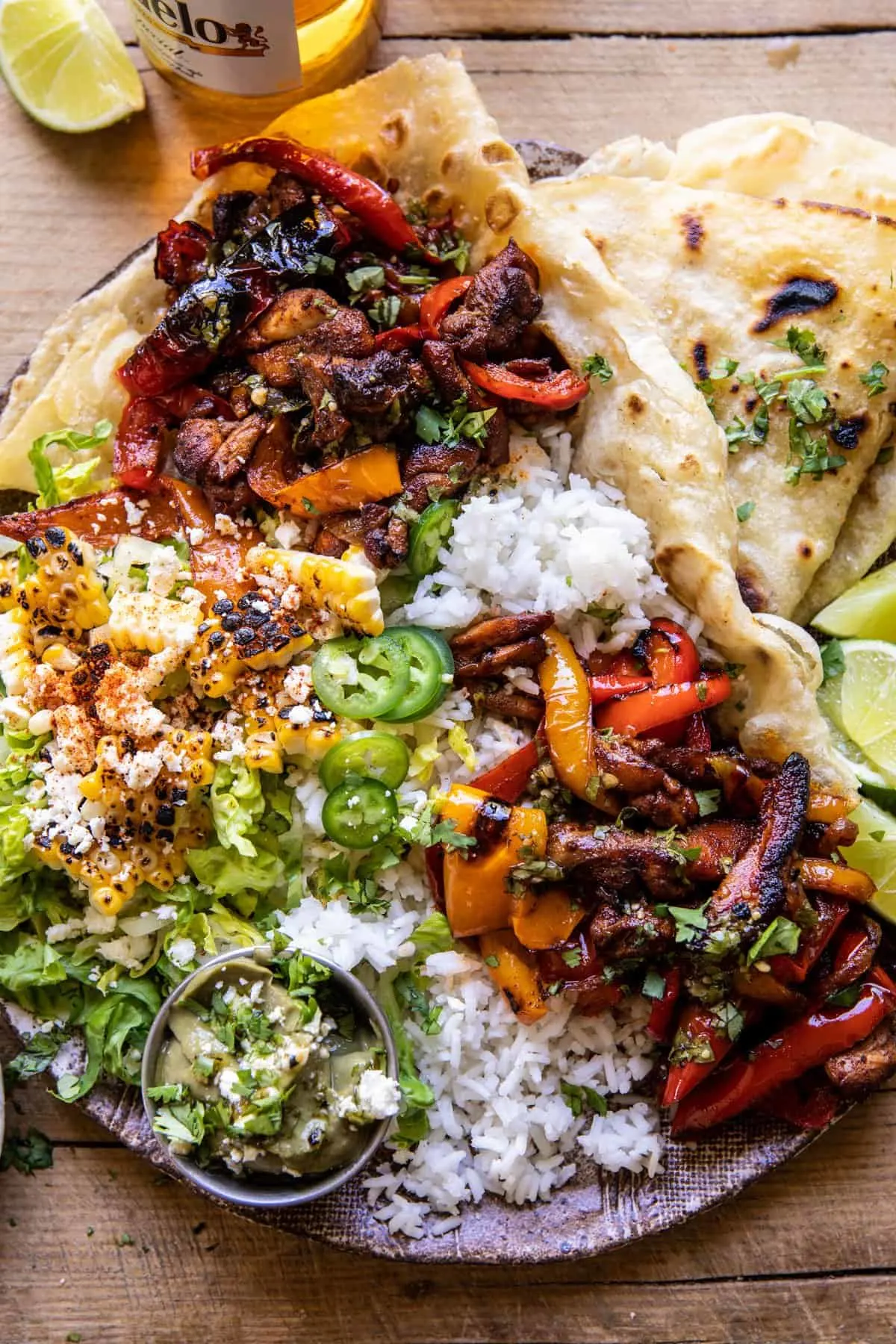 chicken-fajita-tortilla-bowls