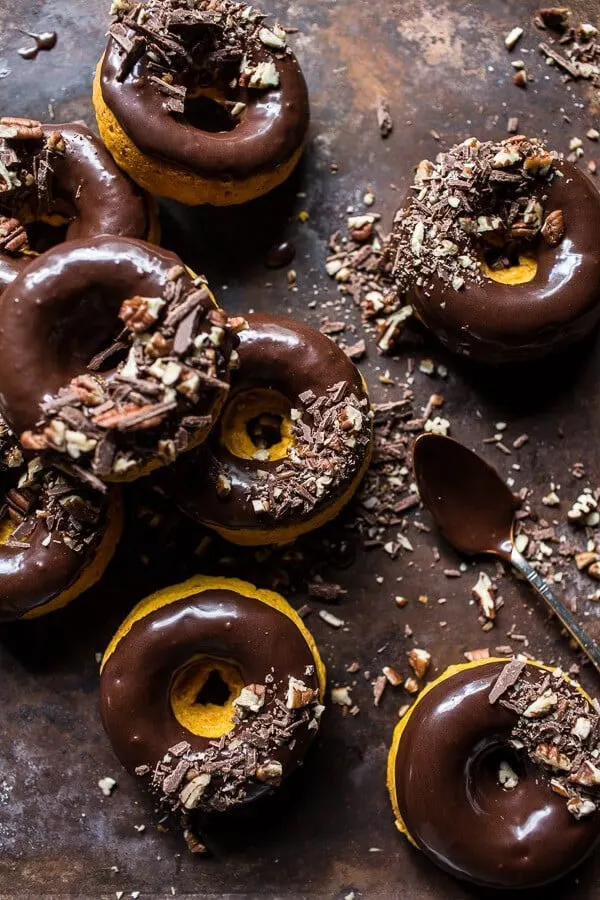 baked-buttermilk-pumpkin-doughnuts-with-hot-cocoa-glaze