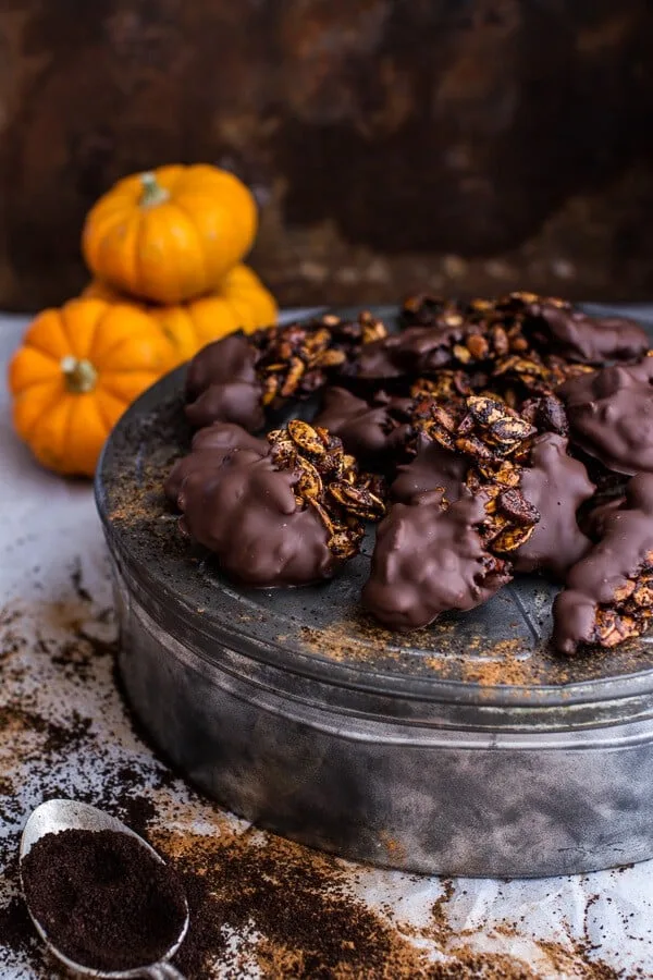 vanilla-coffee-roasted-pumpkin-seed-snack-clusters...dipped-in-chocolate.