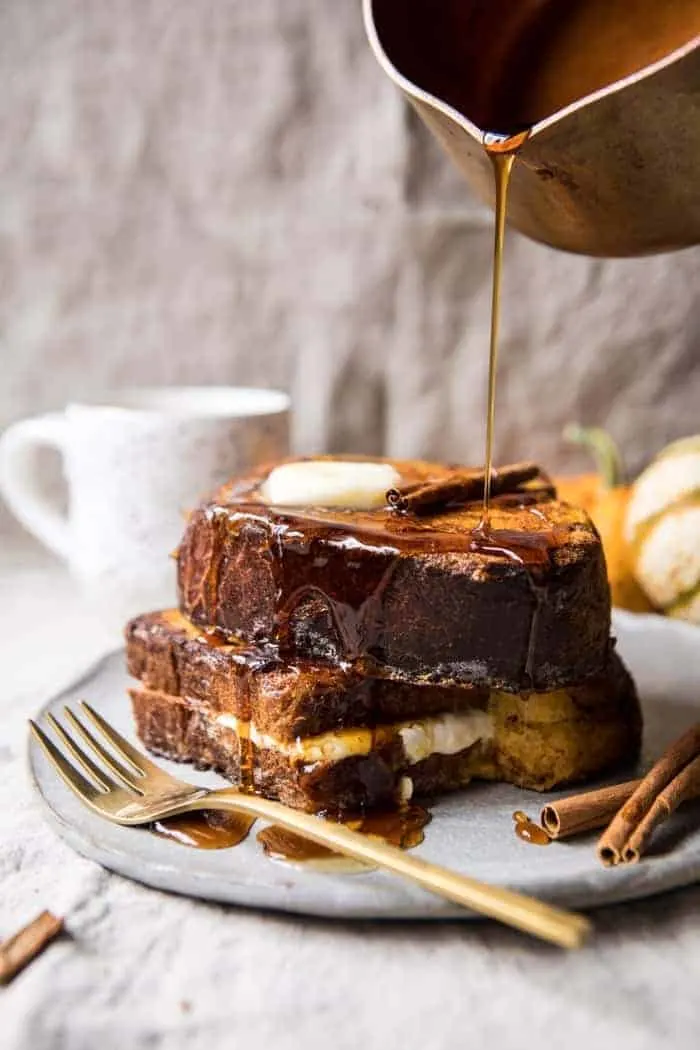 pumpkin-spice-french-toast-with-cider-syrup