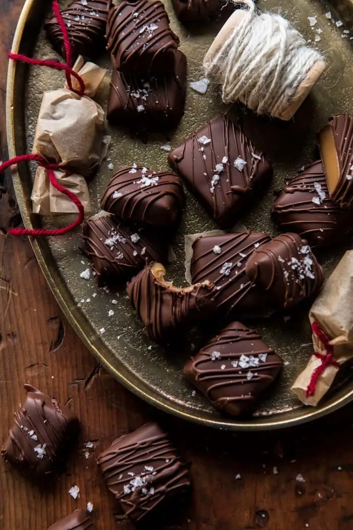 salted-chocolate-covered-bourbon-cider-caramels