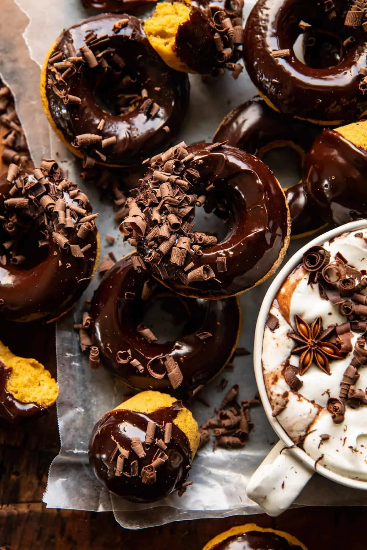 baked-hot-chocolate-doughnuts