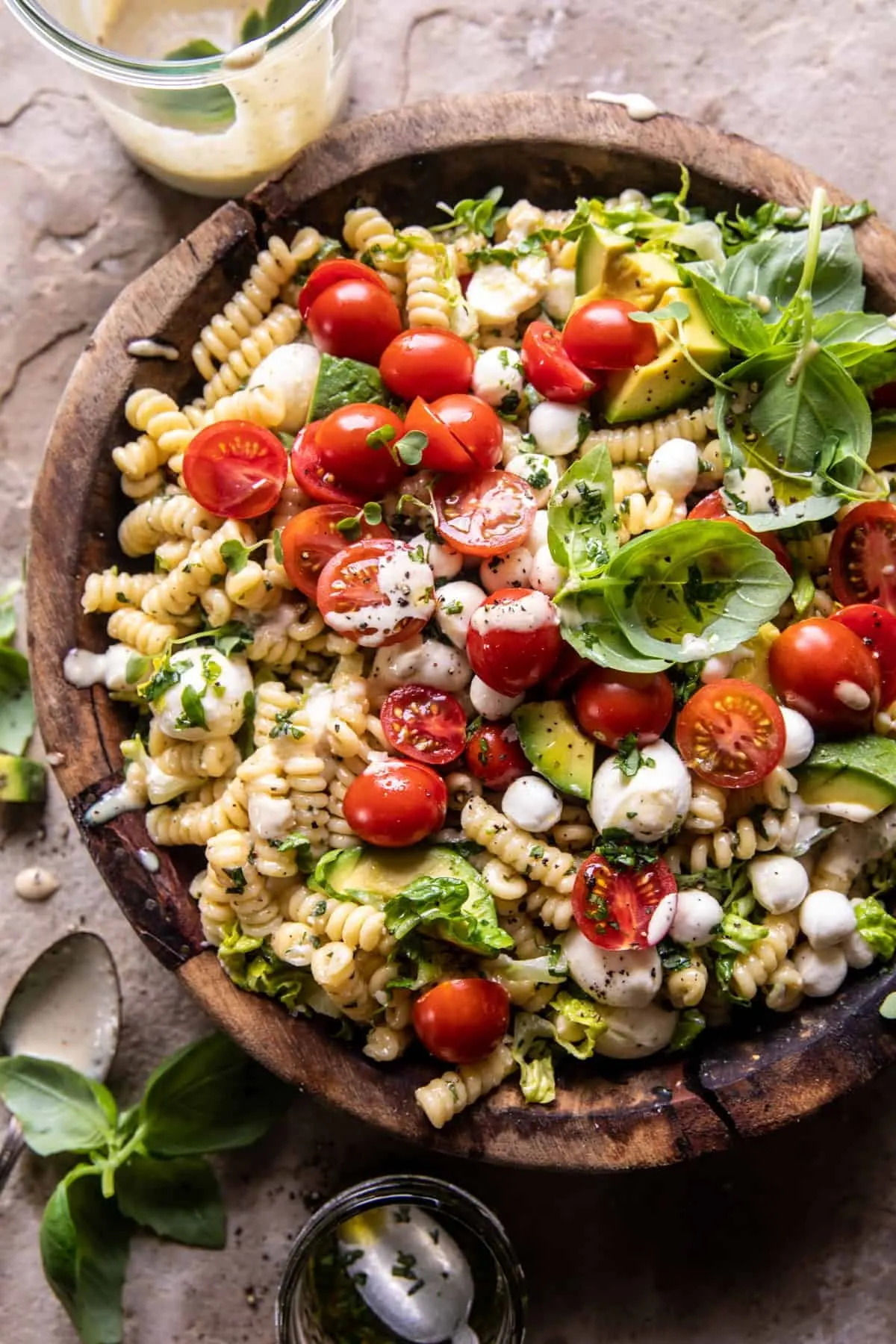 caprese-caesar-pasta-salad