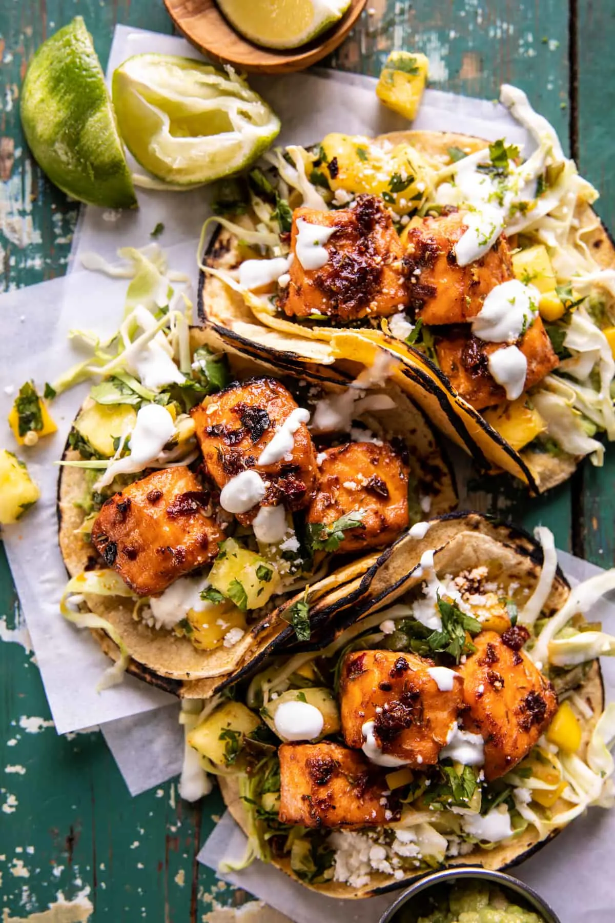 sheet-pan-chipotle-salmon-tacos-with-pineapple-jalapeno-salsa