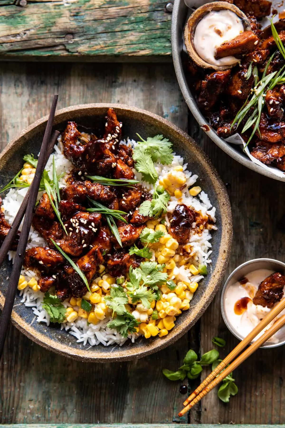 25-minute-korean-bulgogi-bbq-chicken-with-spicy-garlic-butter-corn