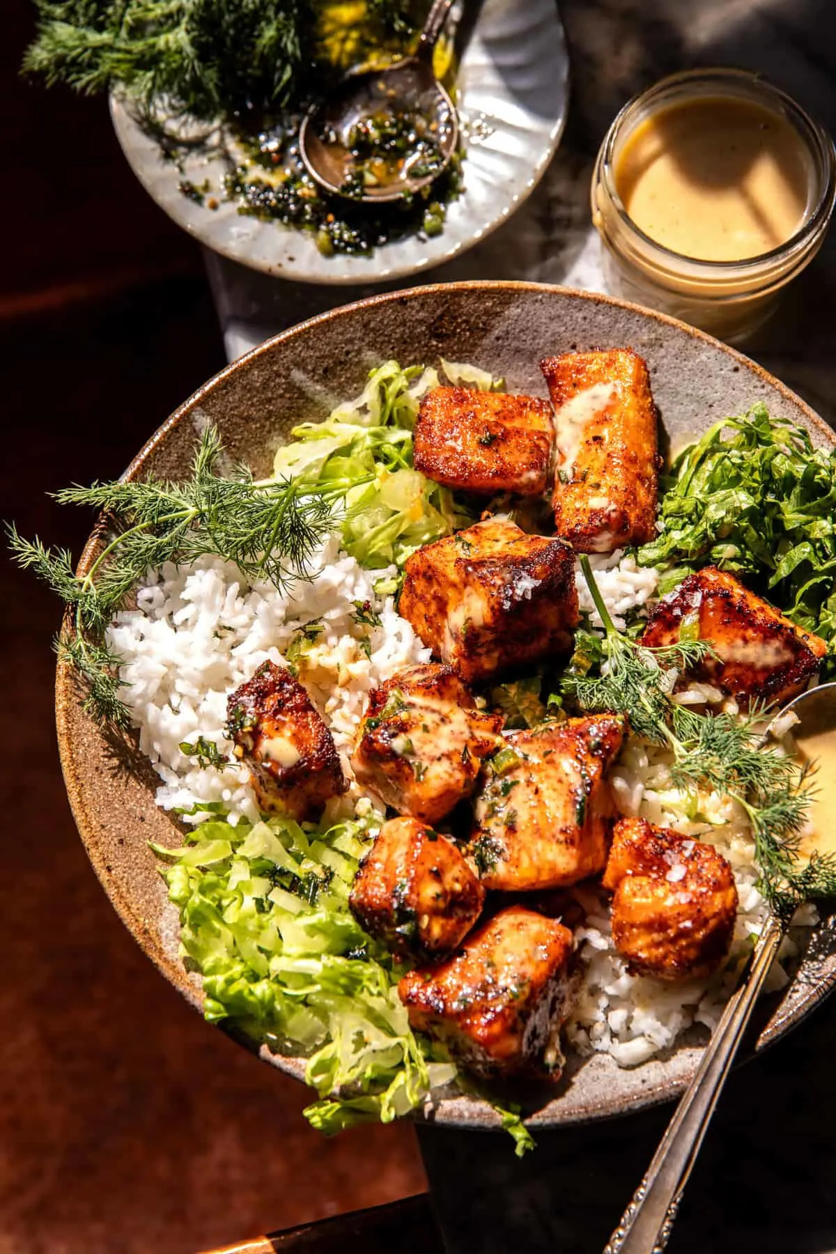 spicy-honey-mustard-salmon-bowls