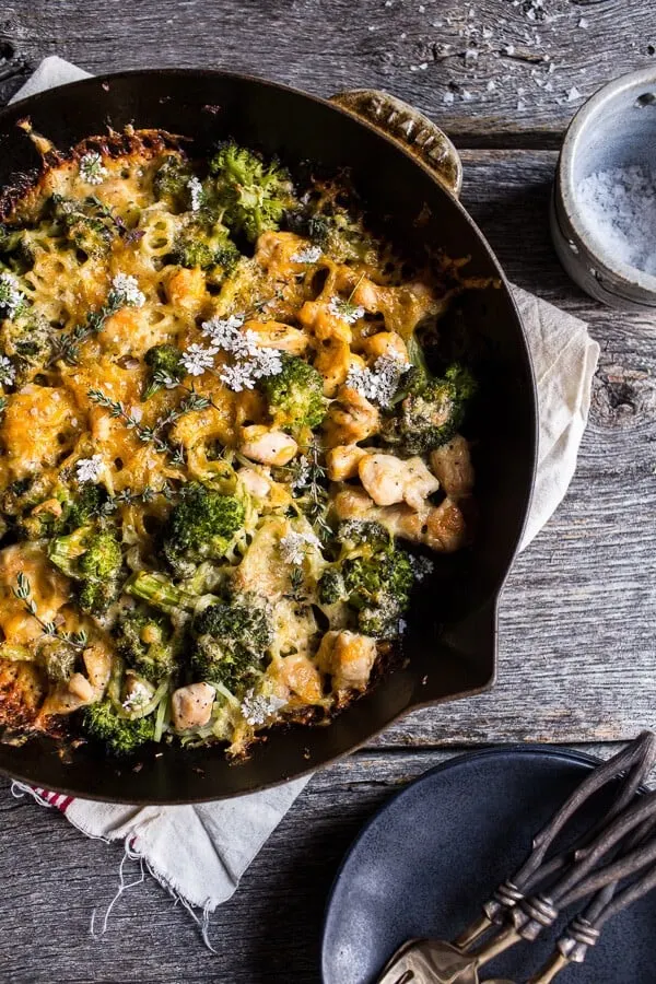 chicken-and-broccoli-skillet-bake