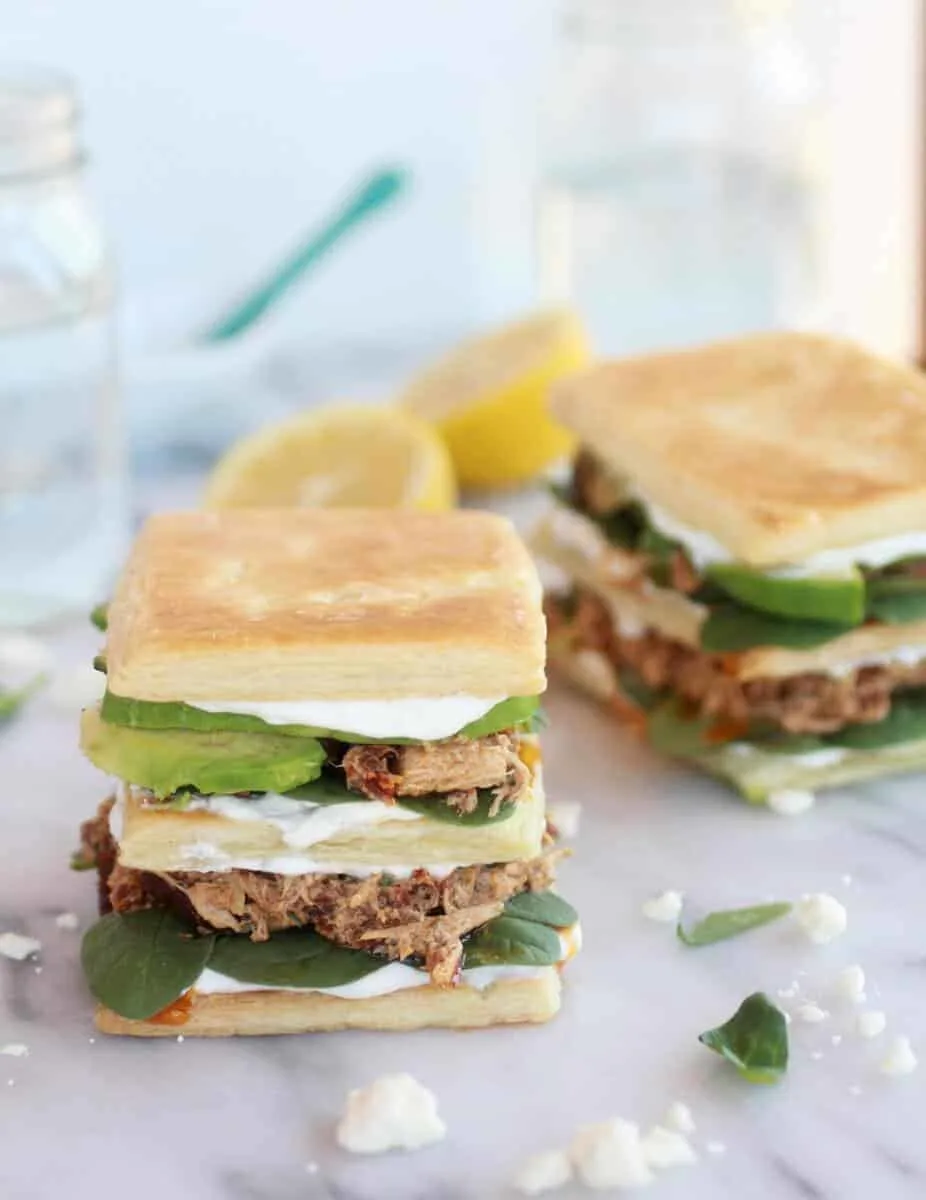 greek-tuna-sun-dried-tomato-avocado-napoleons