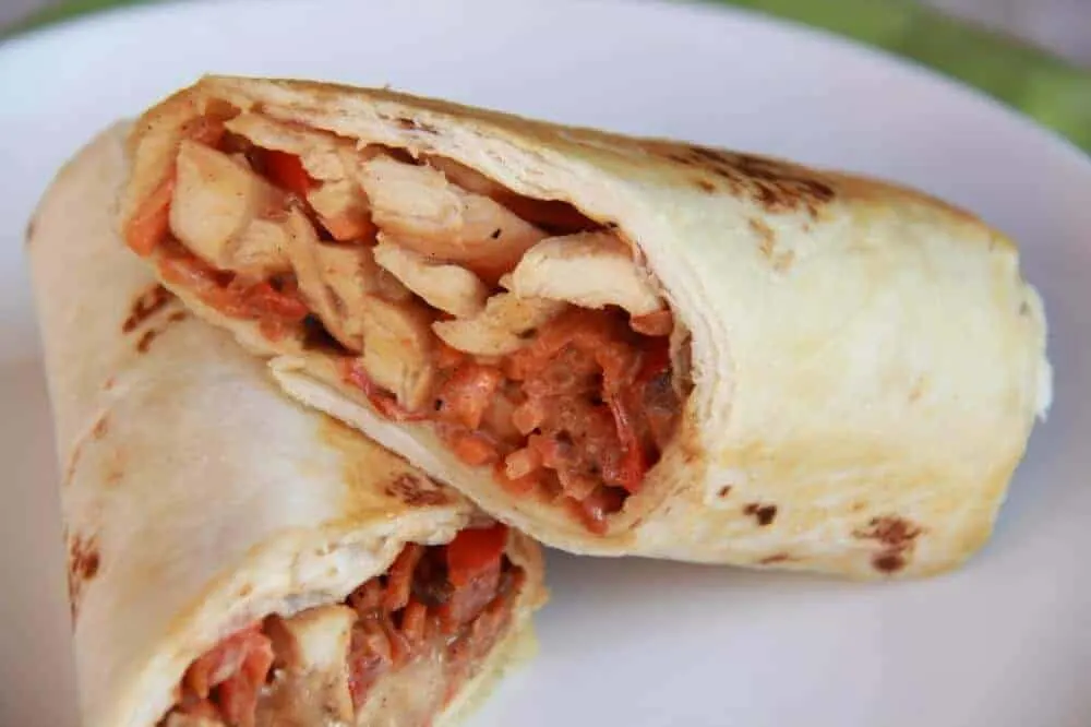 crispy-thai-chicken-wraps