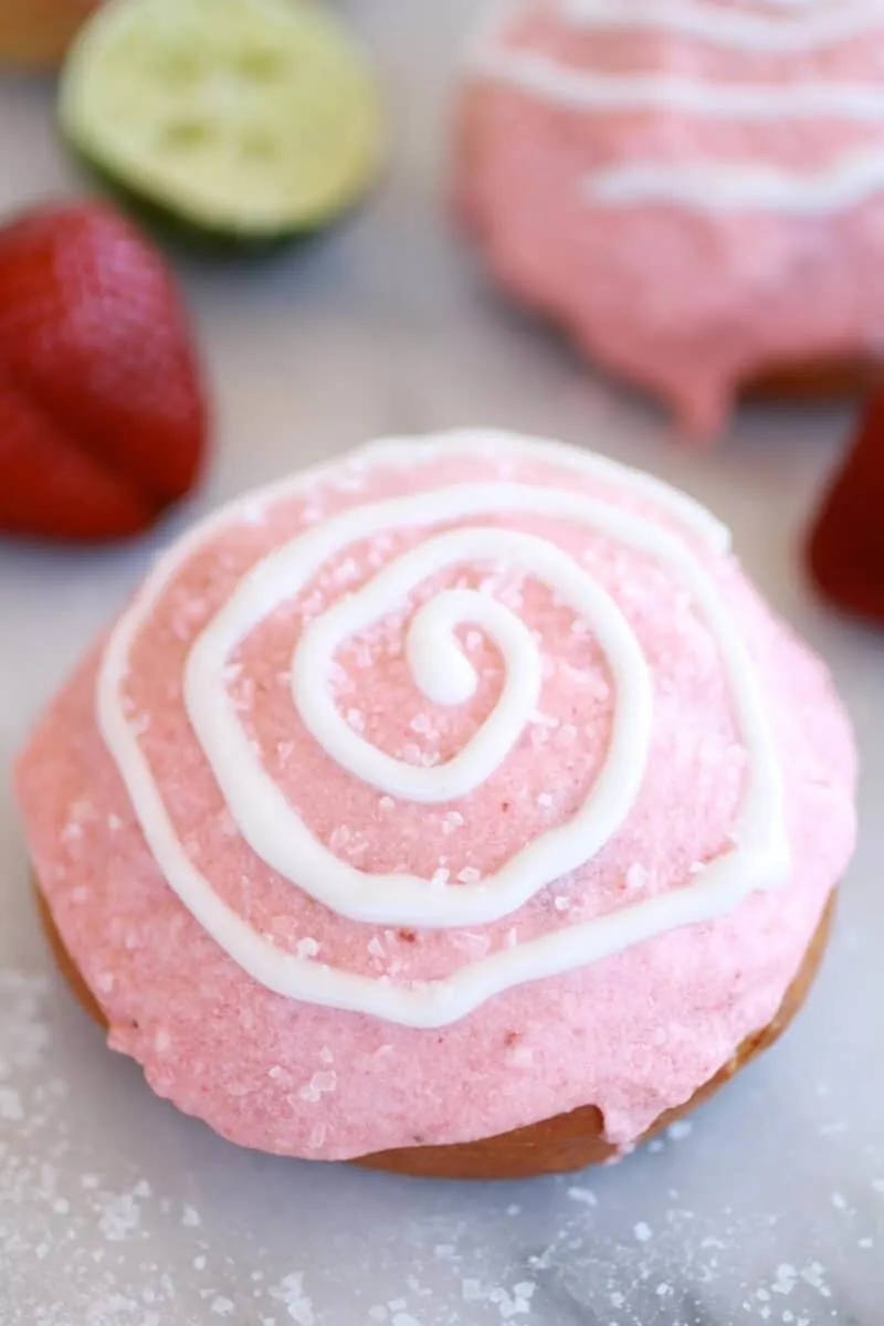 strawberry-margarita-cream-filled-donuts