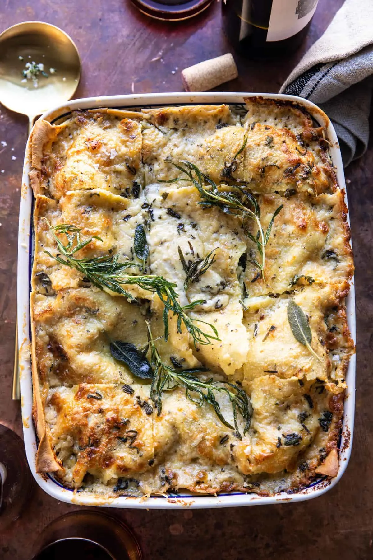 4-cheese-sage-pesto-florentine-lasagna