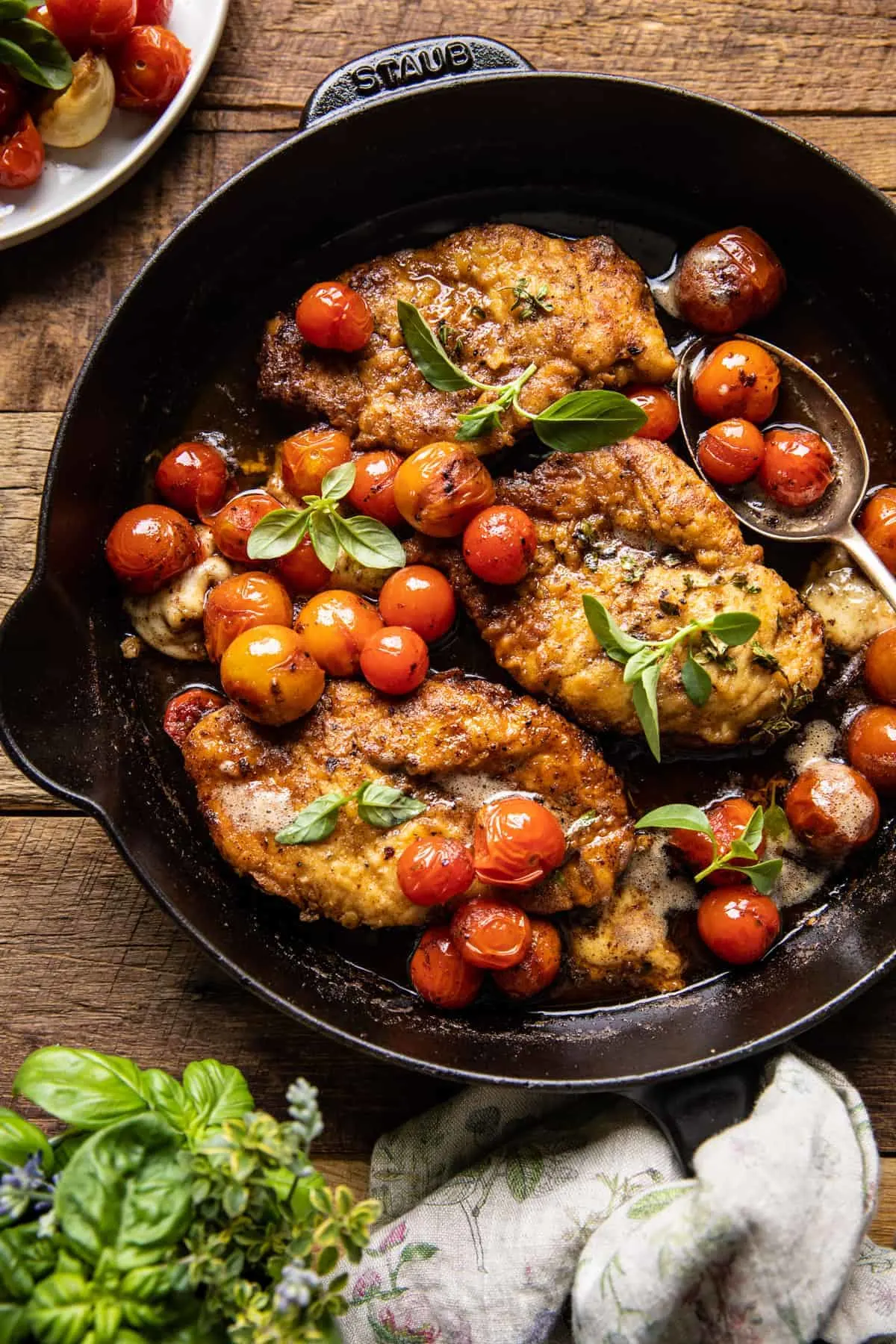 20-minute-florentine-butter-chicken-with-burst-cherry-tomatoes