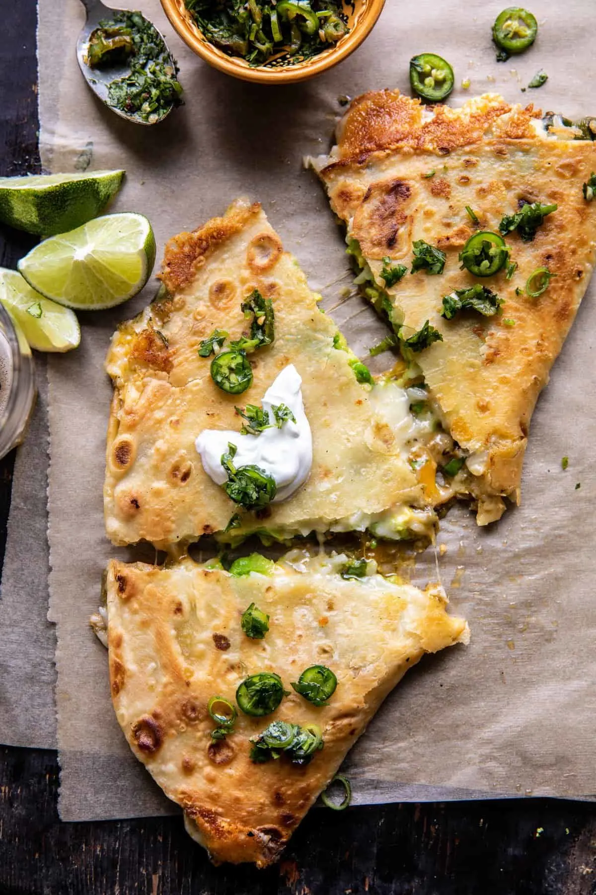 cheesy-green-chile-and-avocado-rice-quesadillas.