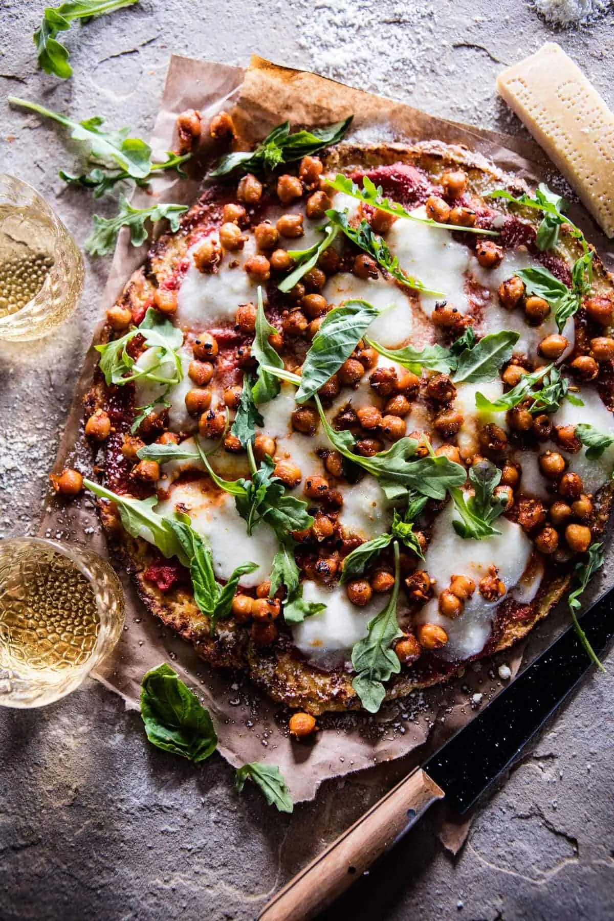cauliflower-crust-pizza-with-chickpea-"pepperoni".