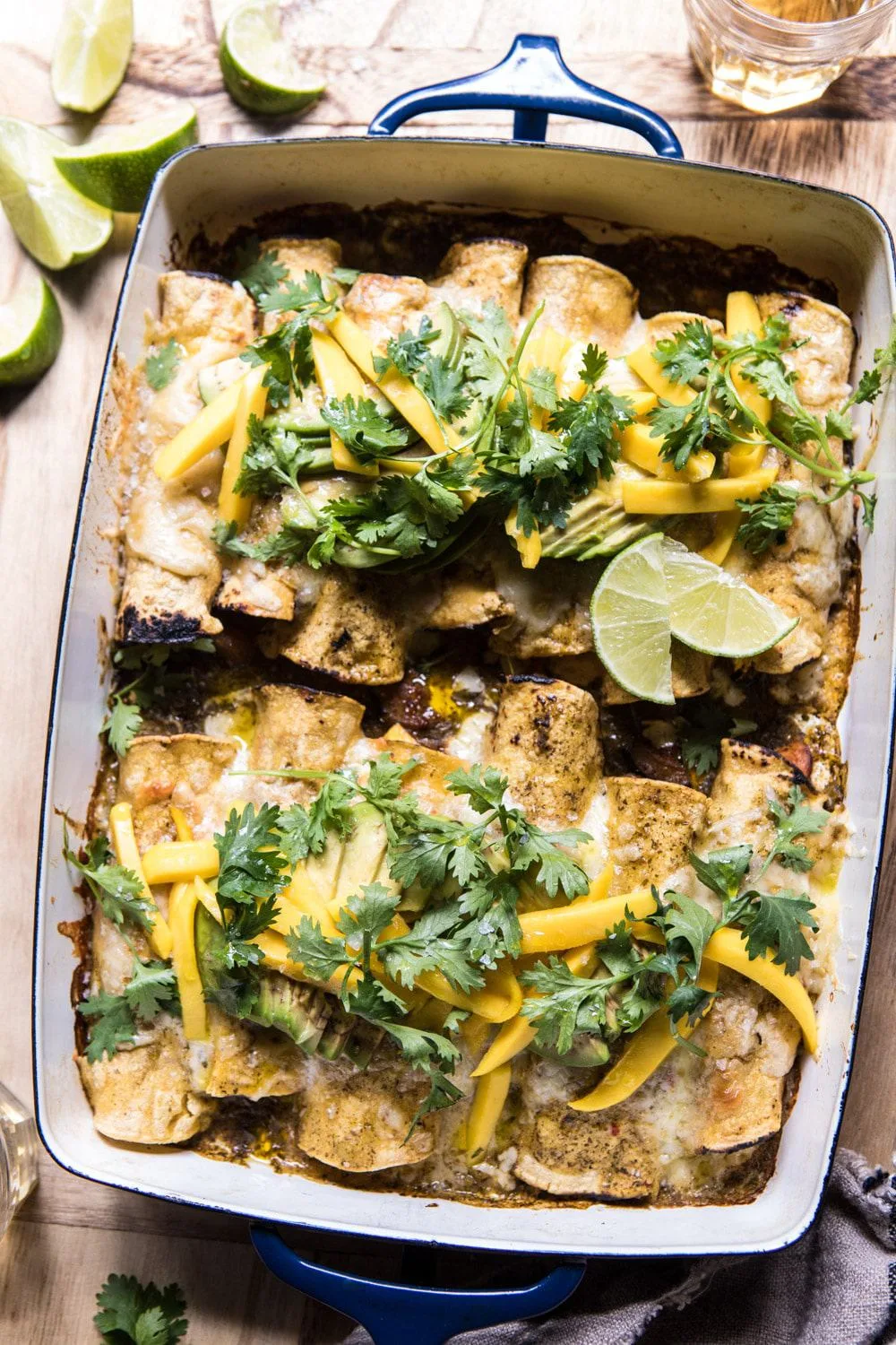 salsa-verde-chicken-and-zucchini-enchiladas-with-mango