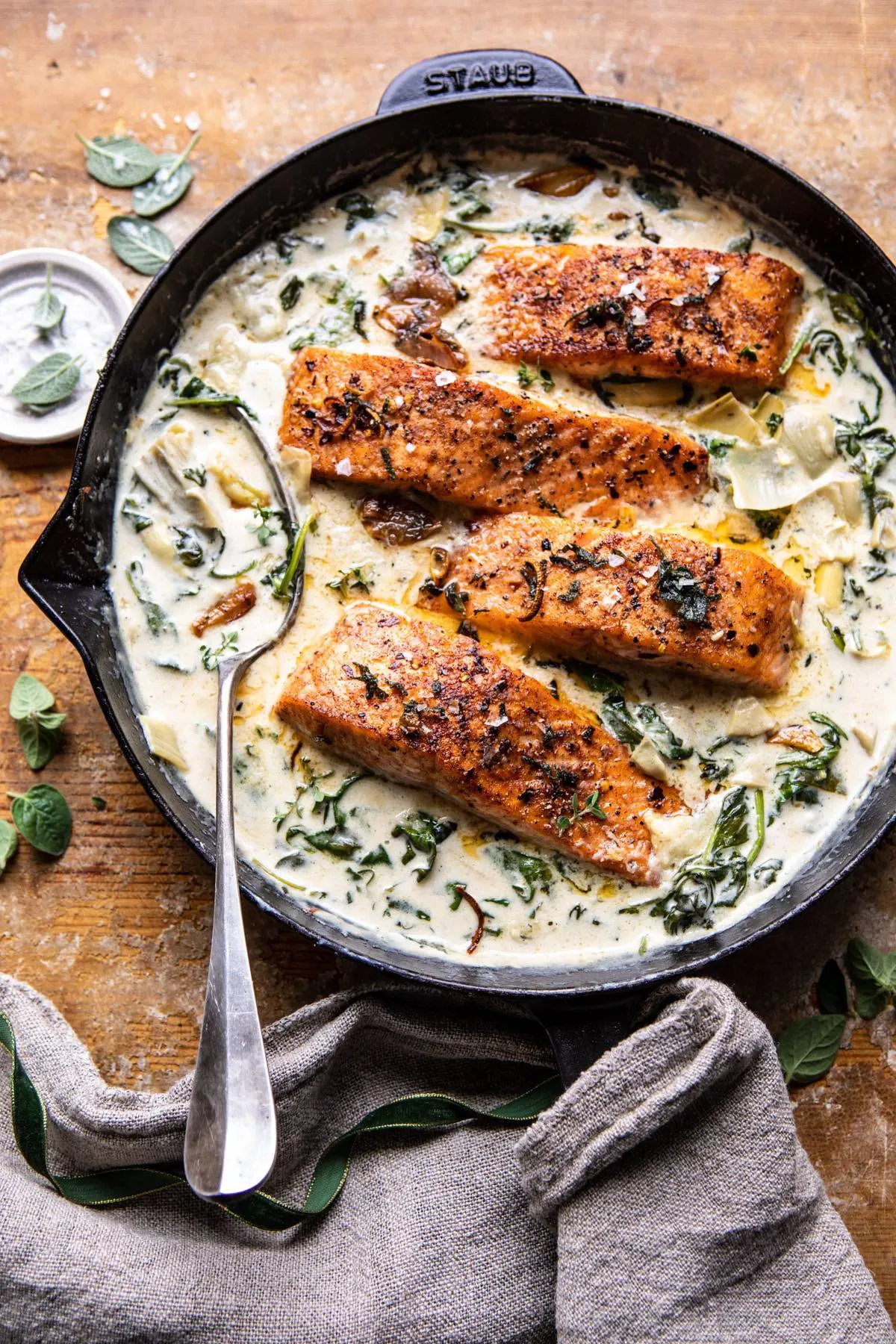 creamy-spinach-and-artichoke-salmon