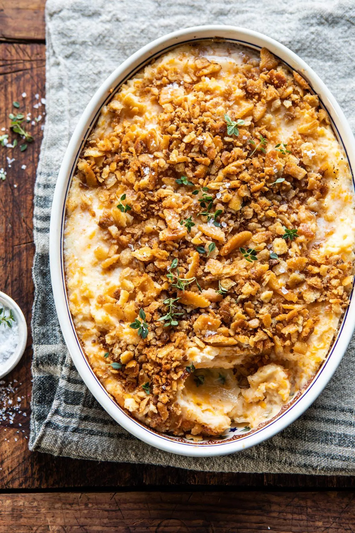 cheesy-potato-casserole-with-buttery-ritz-crackers