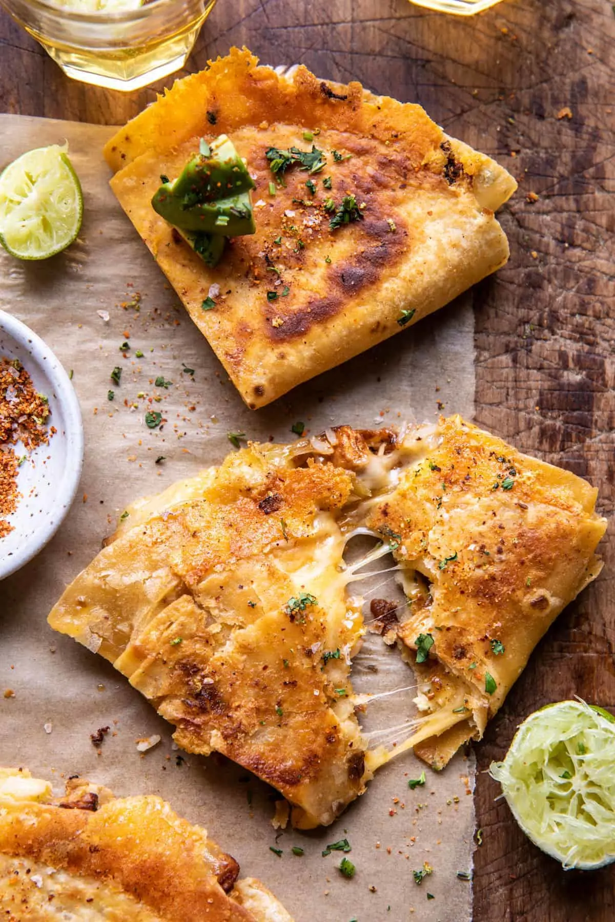 folded-crispy-chipotle-chicken-wraps
