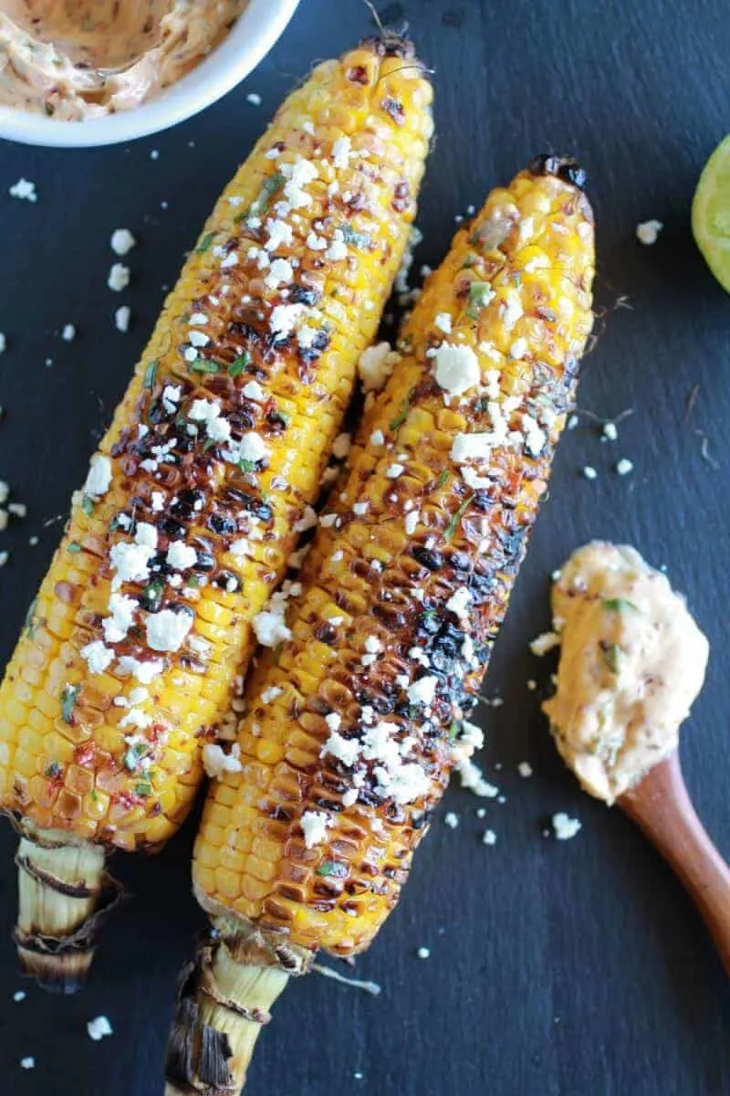 exactly-how-i-grill-my-corn-chipotle-lime-and-cotija-cheese-butter
