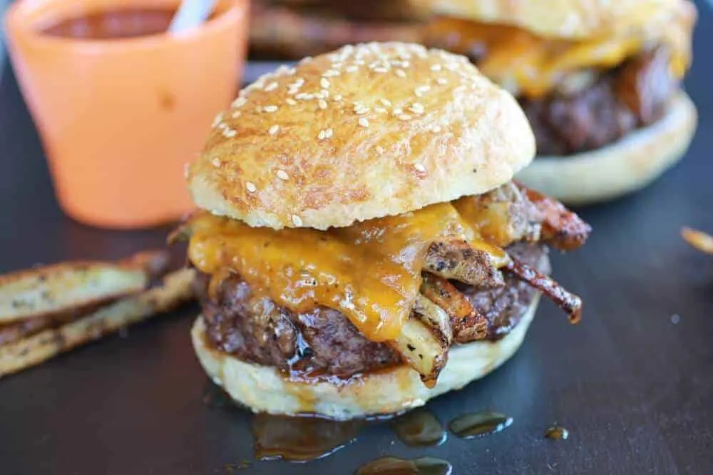 cheesy-french-fry-bourbon-burgers