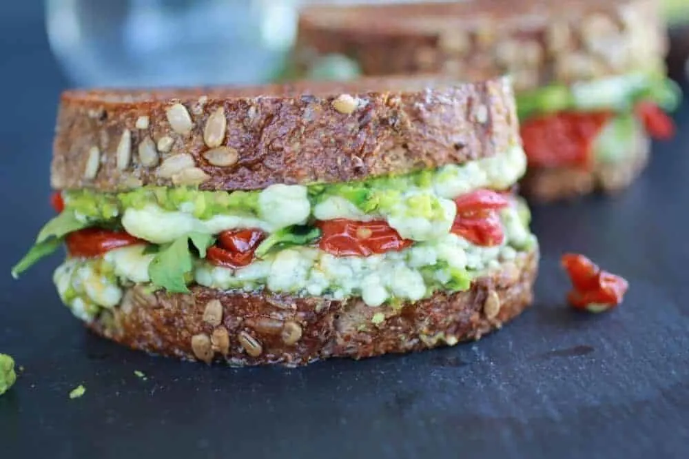blue-cheese-smashed-avocado-and-roasted-tomato-grilled-cheese