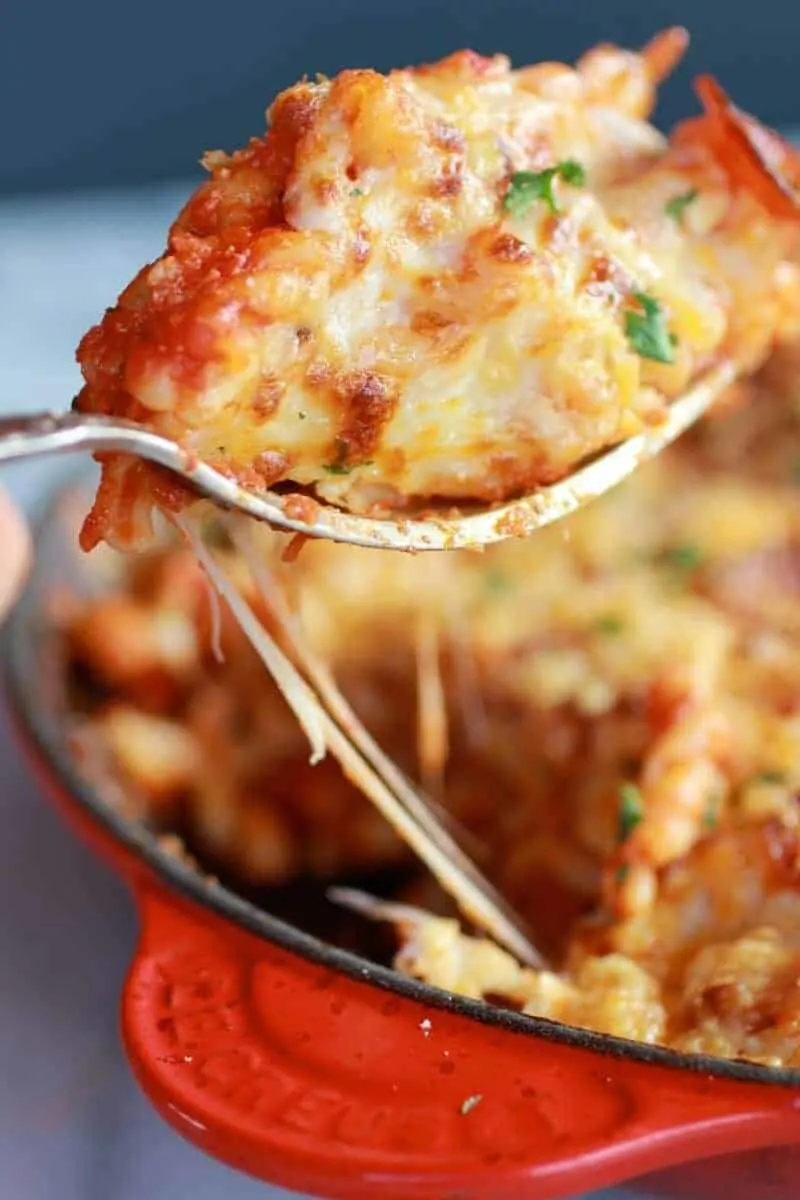 quick-easy-cheesy-baked-skillet-pasta