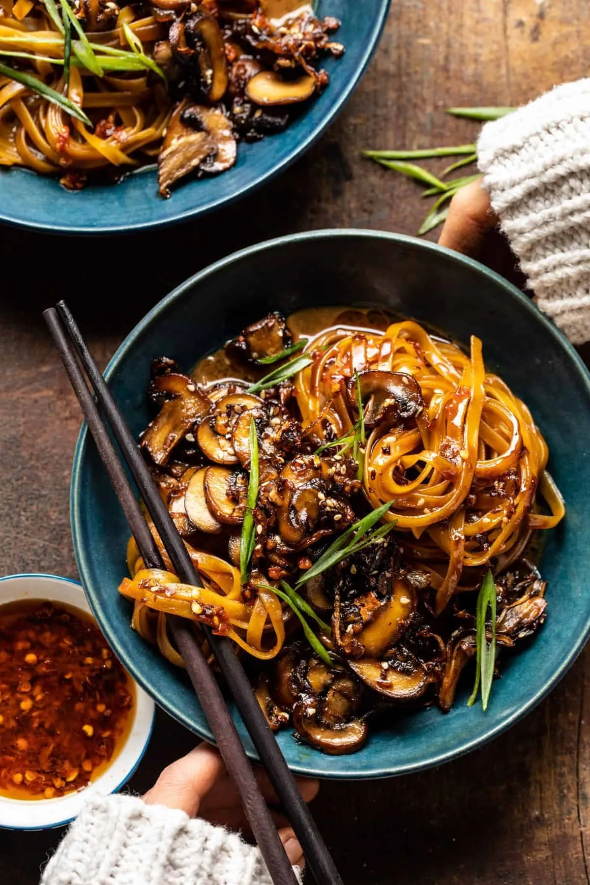 30-minute-saucy-ginger-sesame-noodles-with-caramelized-mushrooms.