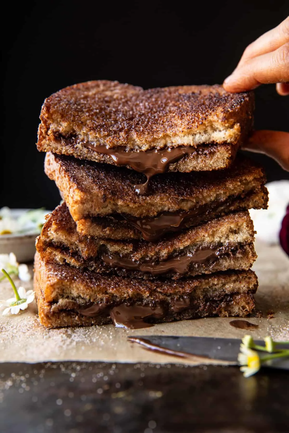 5-minute-chocolate-cinnamon-sugar-toast