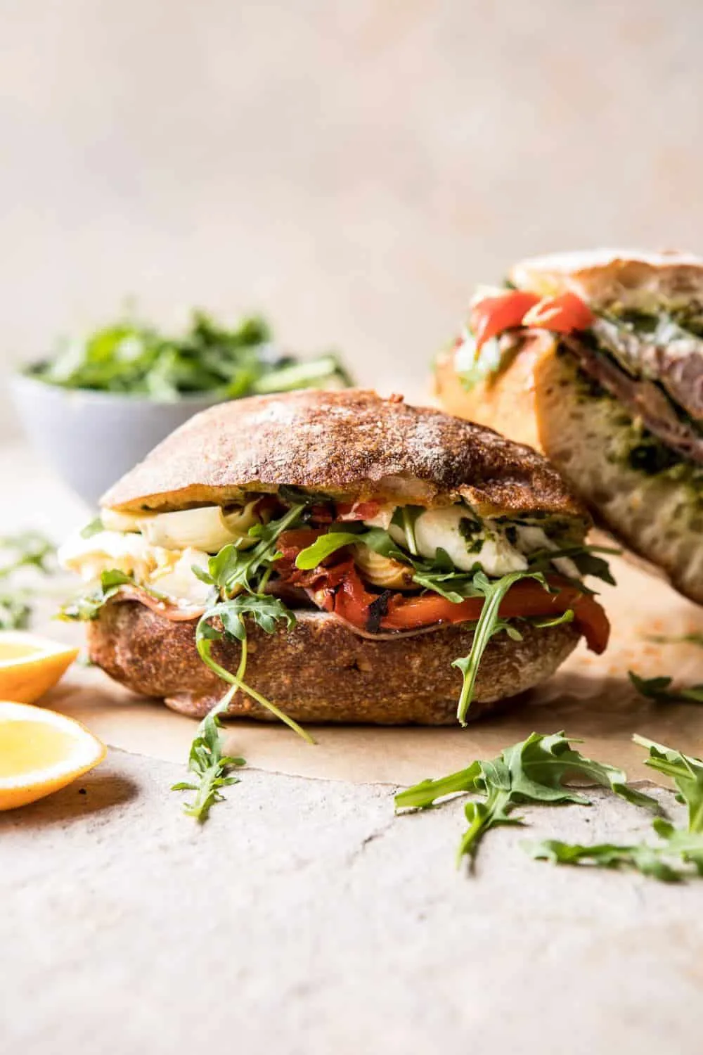 antipasto-mozzarella-sandwich-with-lemony-basil-pesto