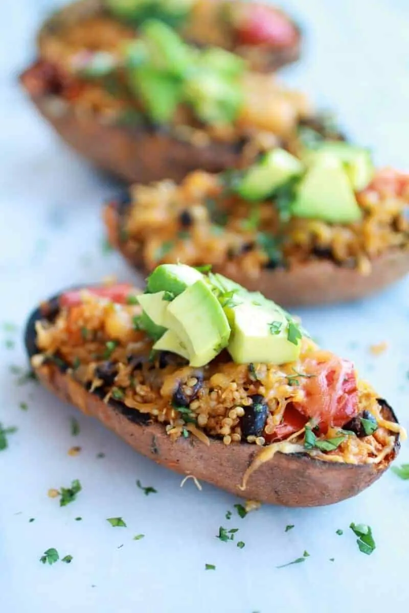 grilled-tex-mex-quinoa-stuffed-sweet-potatoes-skins