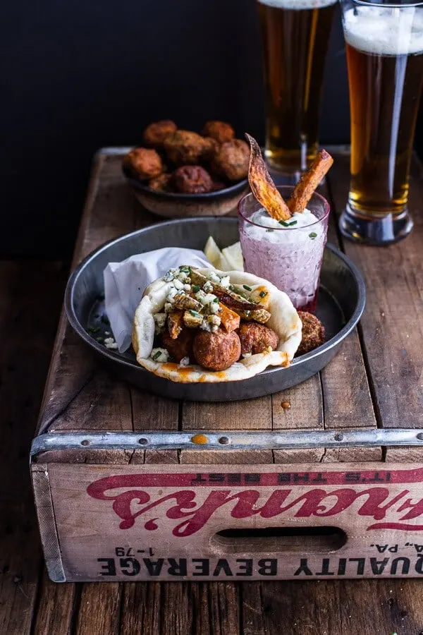 buffalo-falafel-pitas-wgarlic-blue-cheese-fries-ranch-style-tzatziki.