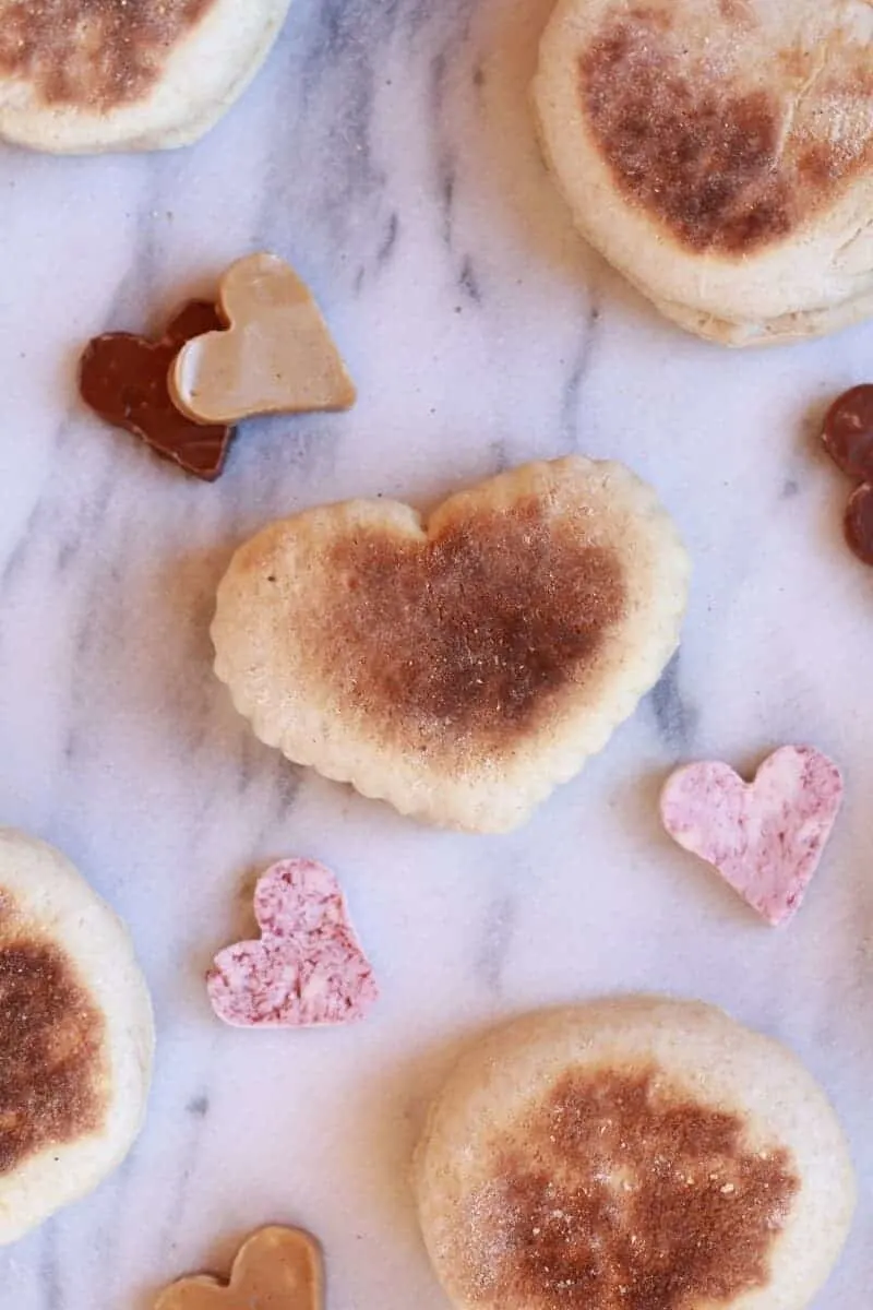 whole-wheat-english-muffins-with-strawberry-peanut-butter-nutella-butters.