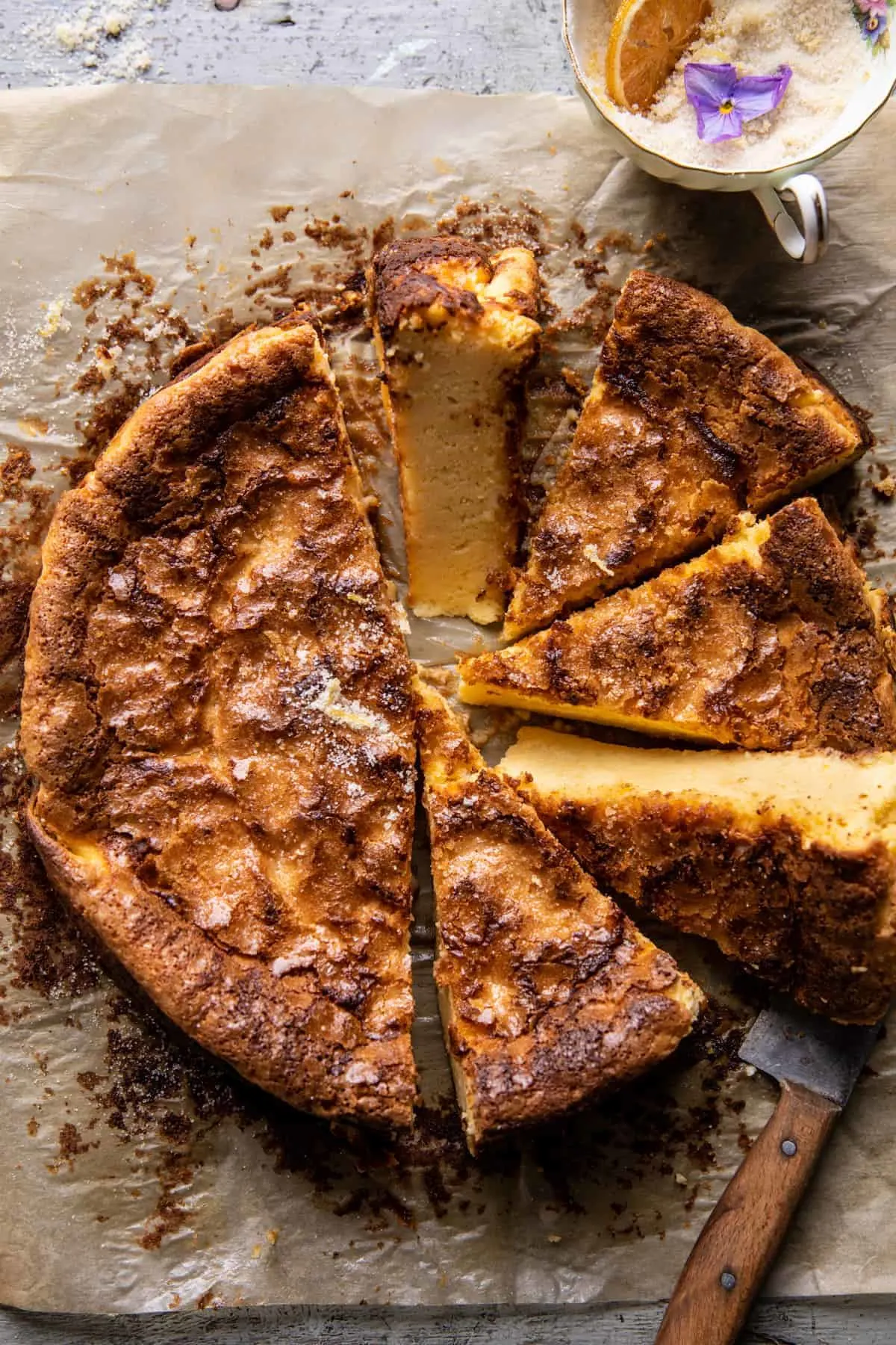 simple-lemon-sugar-burnt-basque-cheesecake
