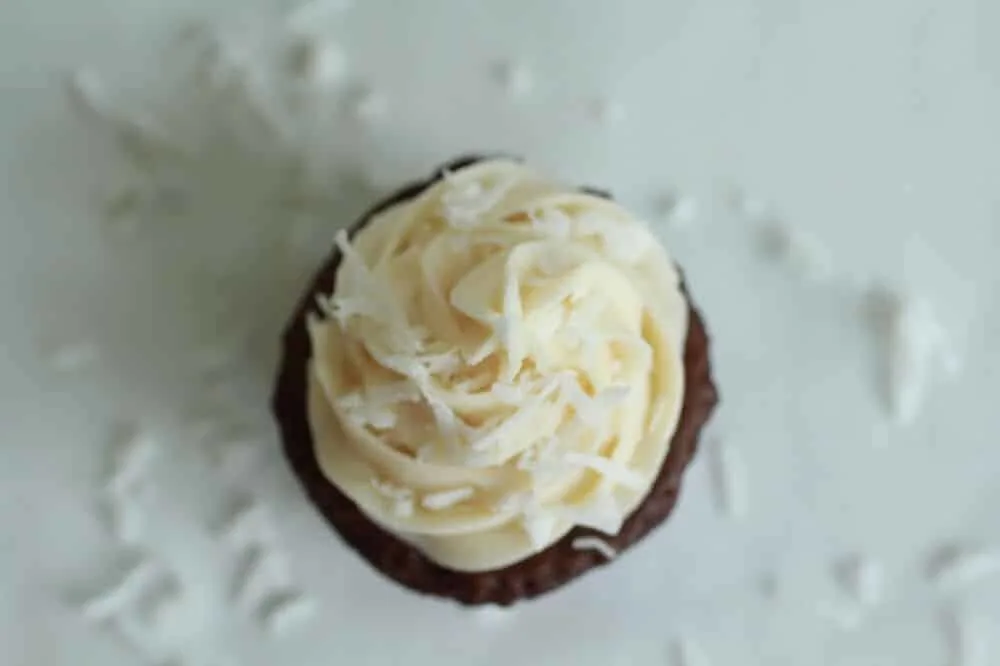 chocolate-coconut-rum-cupcakes