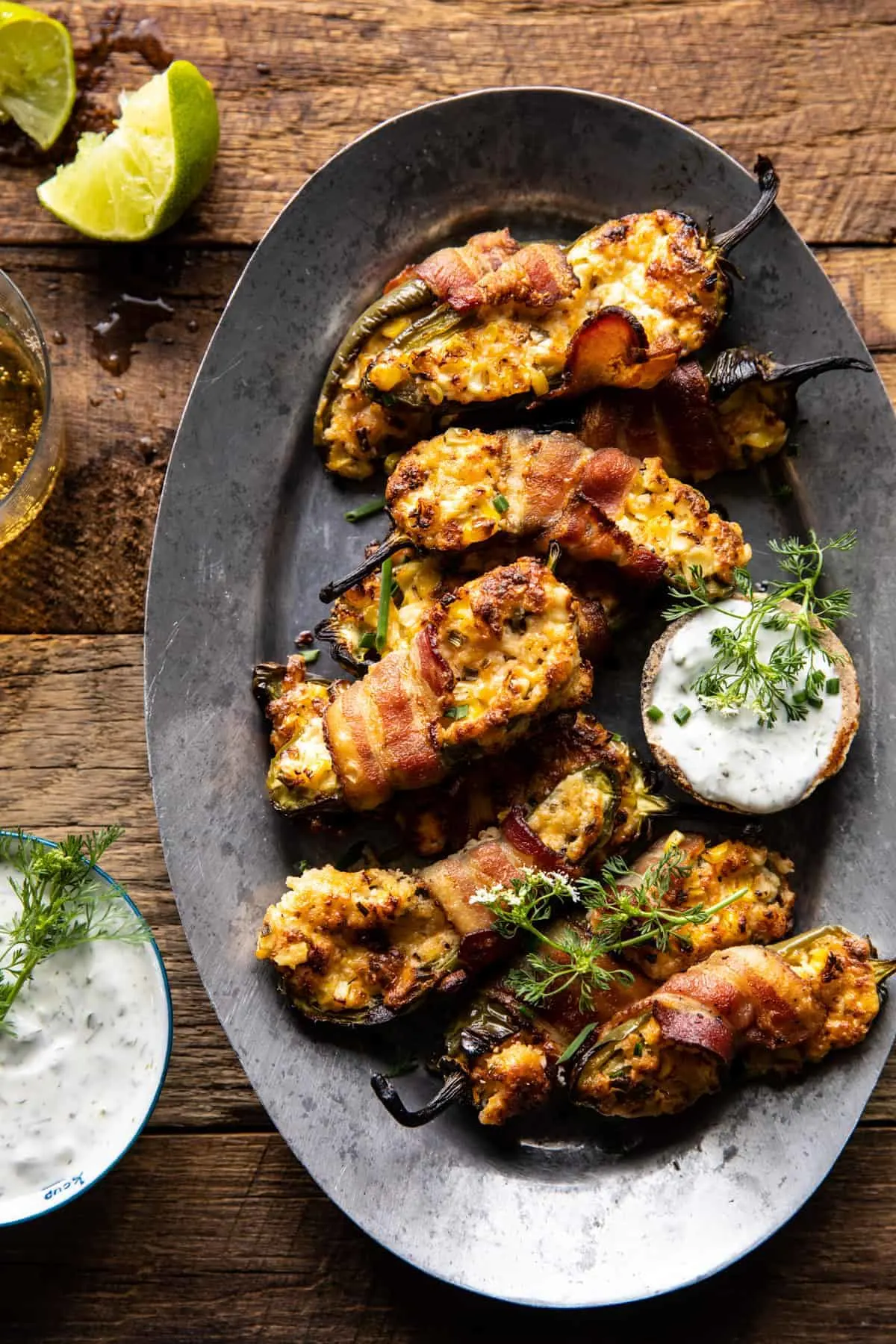 bacon-wrapped-cheddar-corn-jalapeno-poppers-with-cilantro-lime-ranch.
