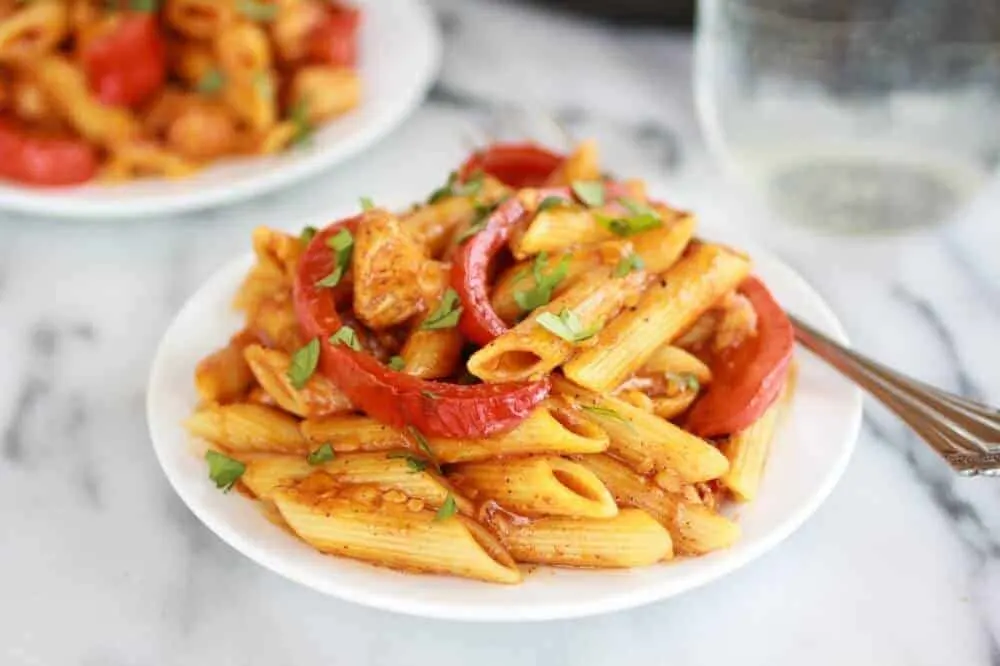 fajita-chicken-and-enchilada-pasta