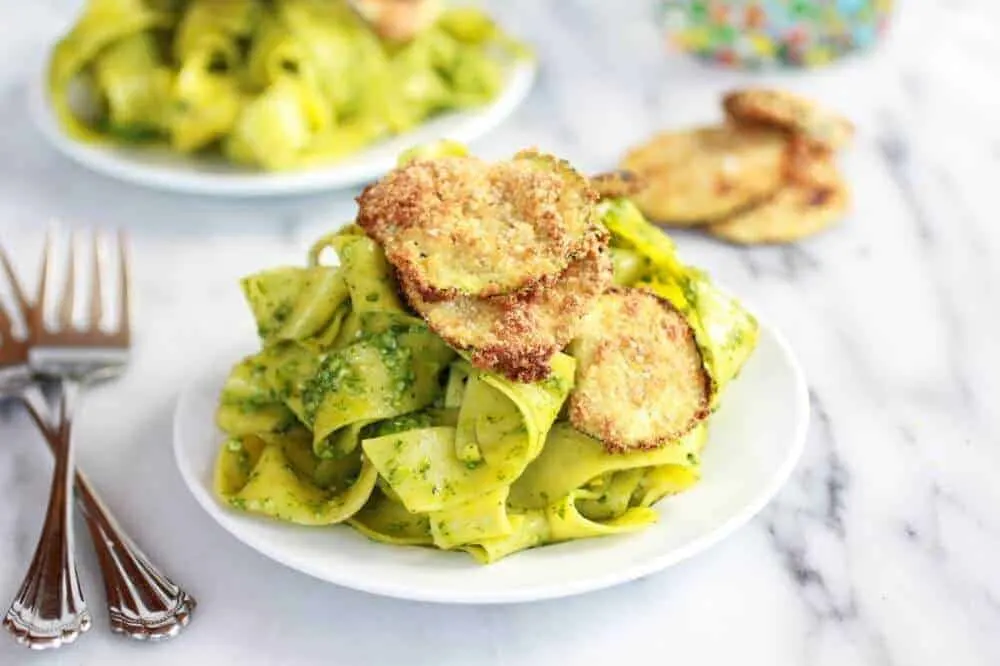 fried-zucchini-mint-and-pistachio-pesto-pappardelle-pasta