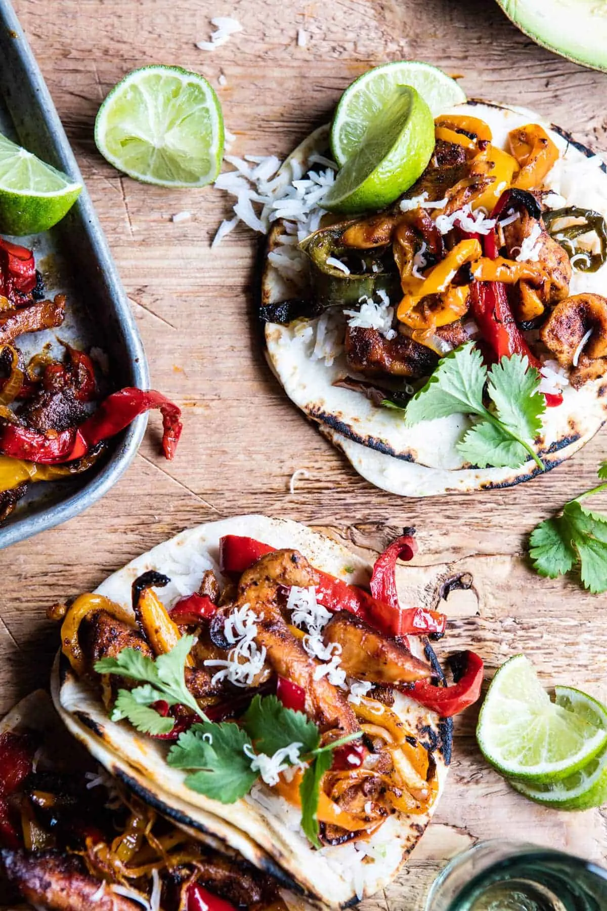 sheet-pan-poblano-chicken-fajitas