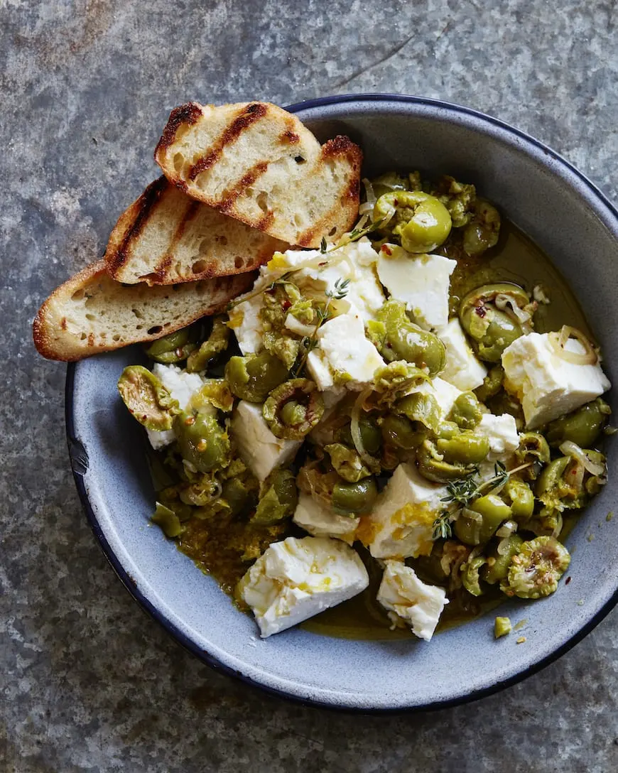 marinated-olives-and-feta