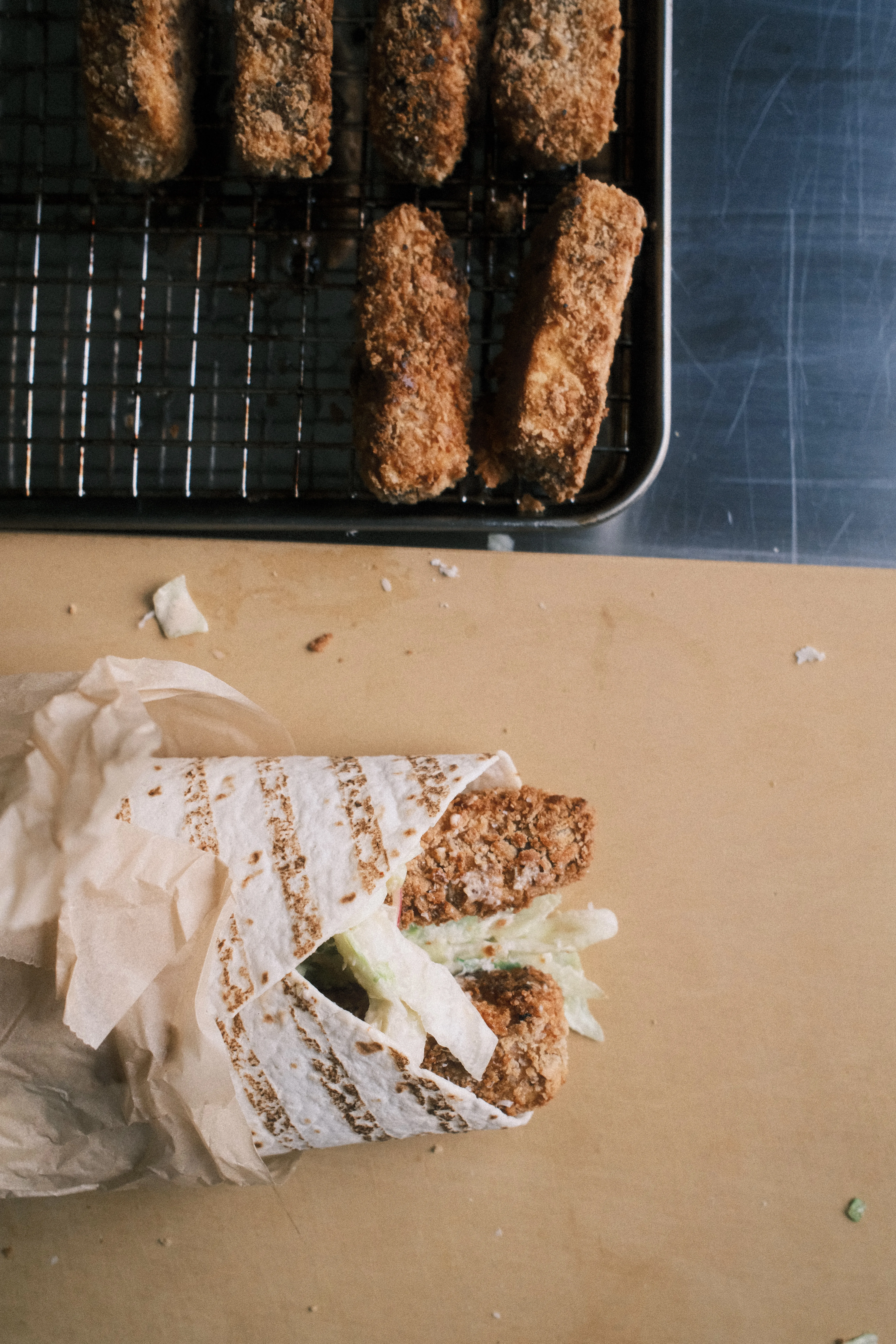 tofu-caesar-wrap