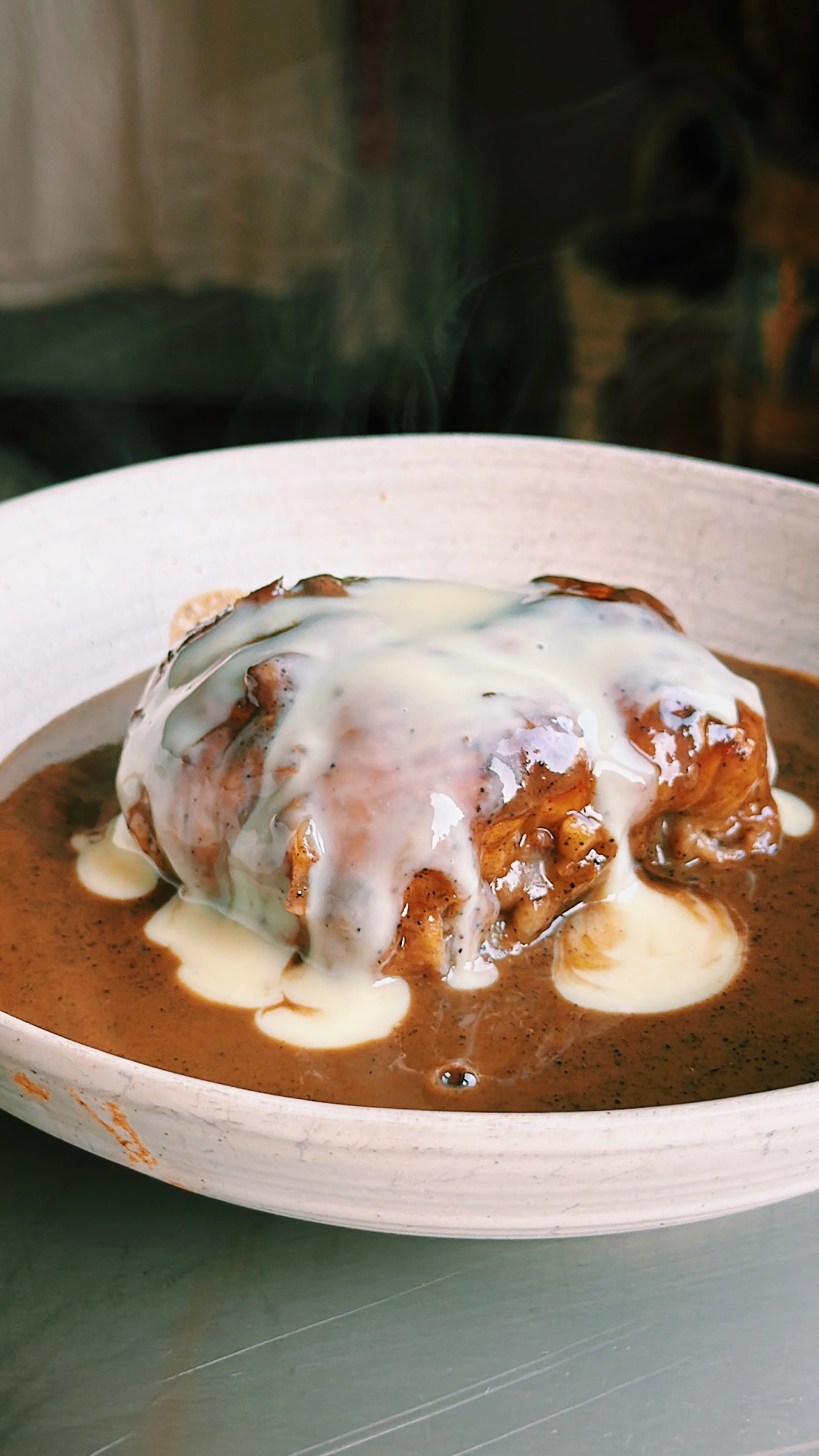 sticky-coffeemasu-hot-cross-bun-bread-n-butter-pudding