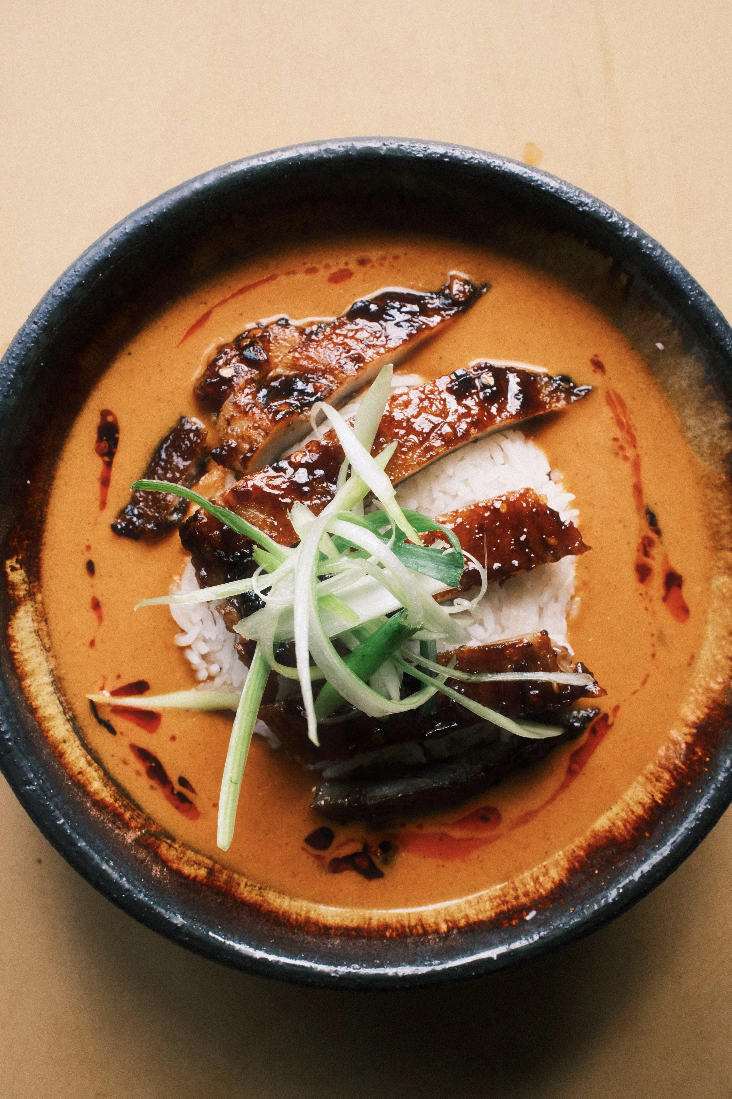 butter-curry-with-a-sticy-glazed-mushroom