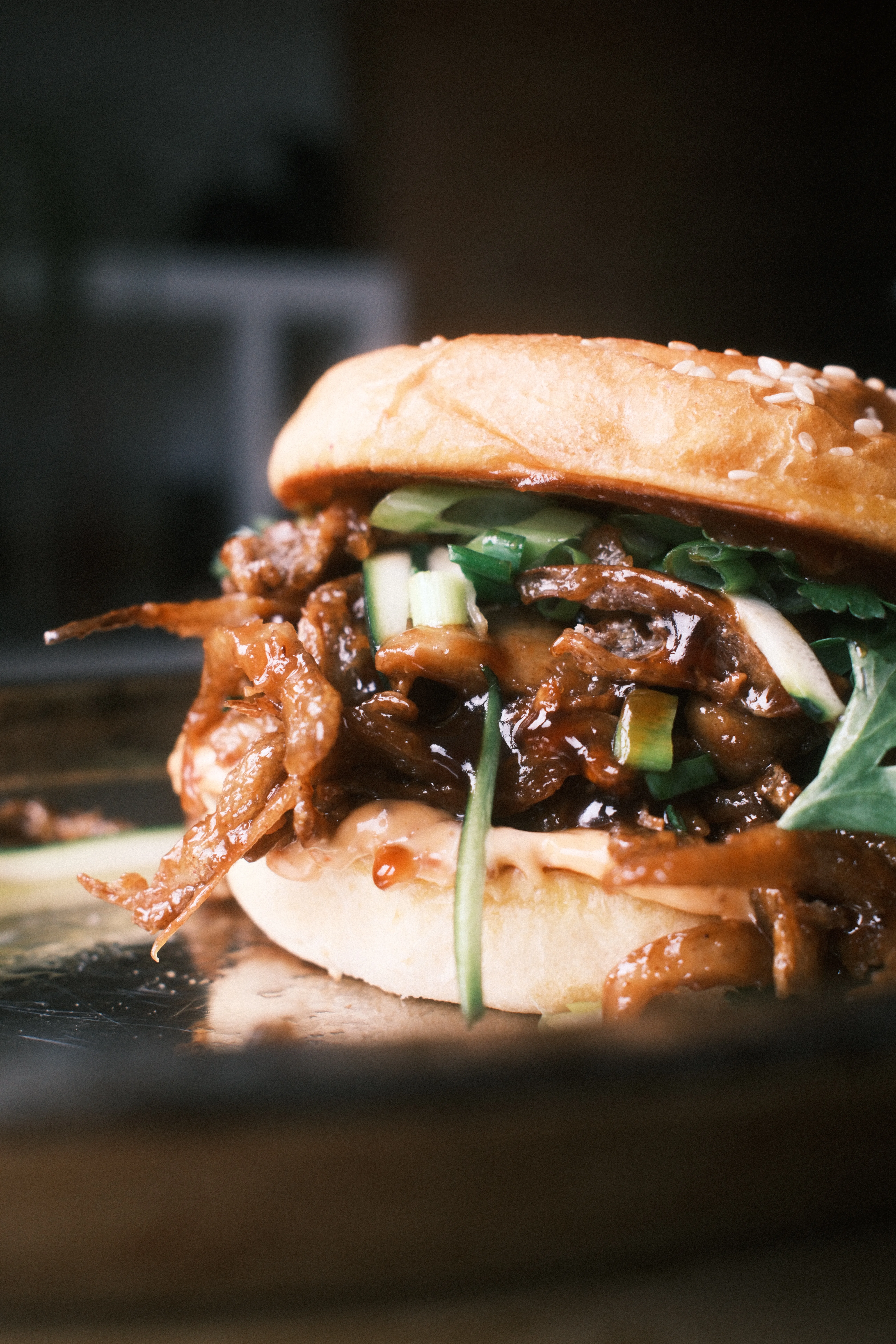 hoisin-"duck"-burger